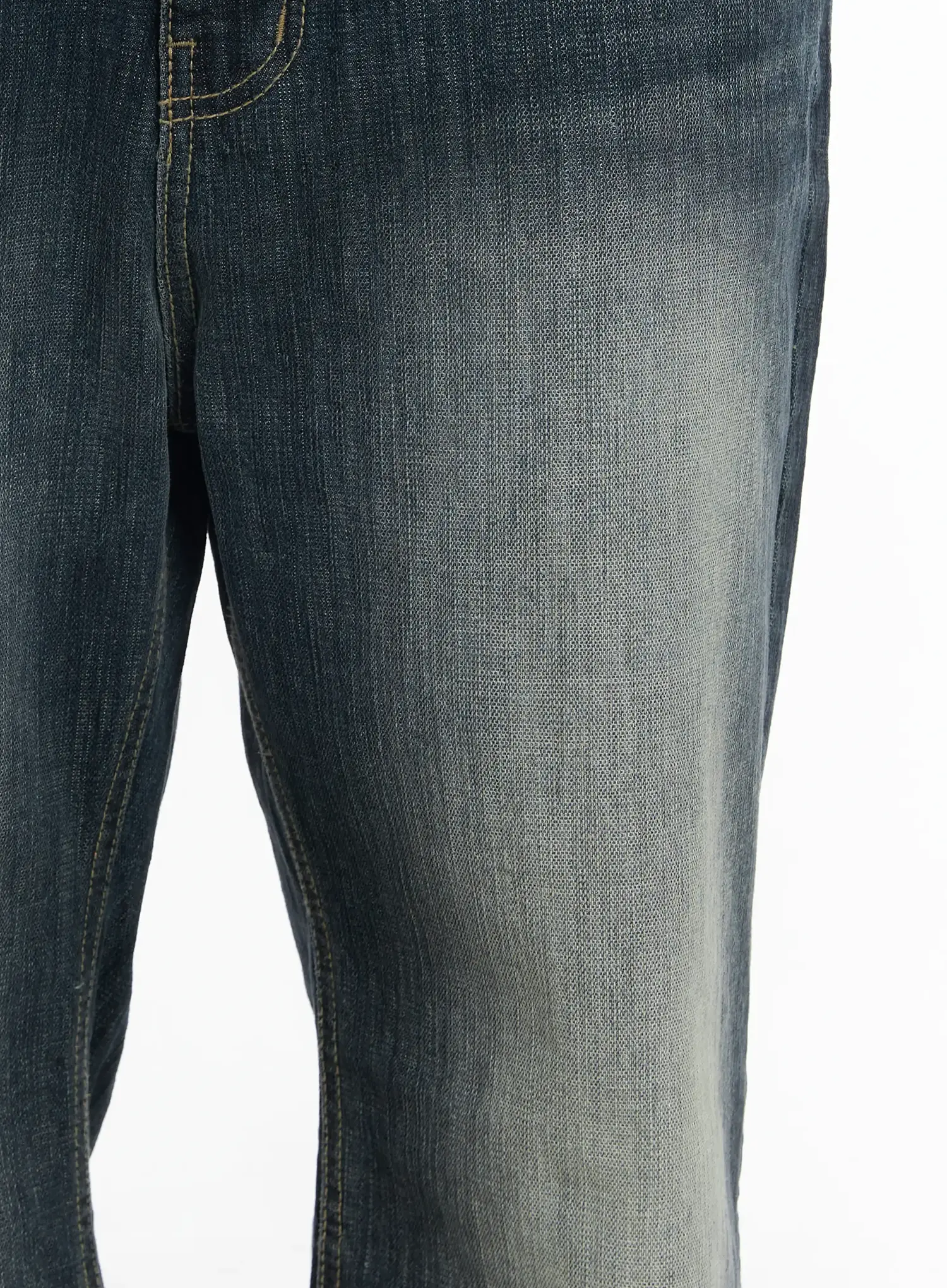 Men's Washed Flared Jeans IF517 - Image 5