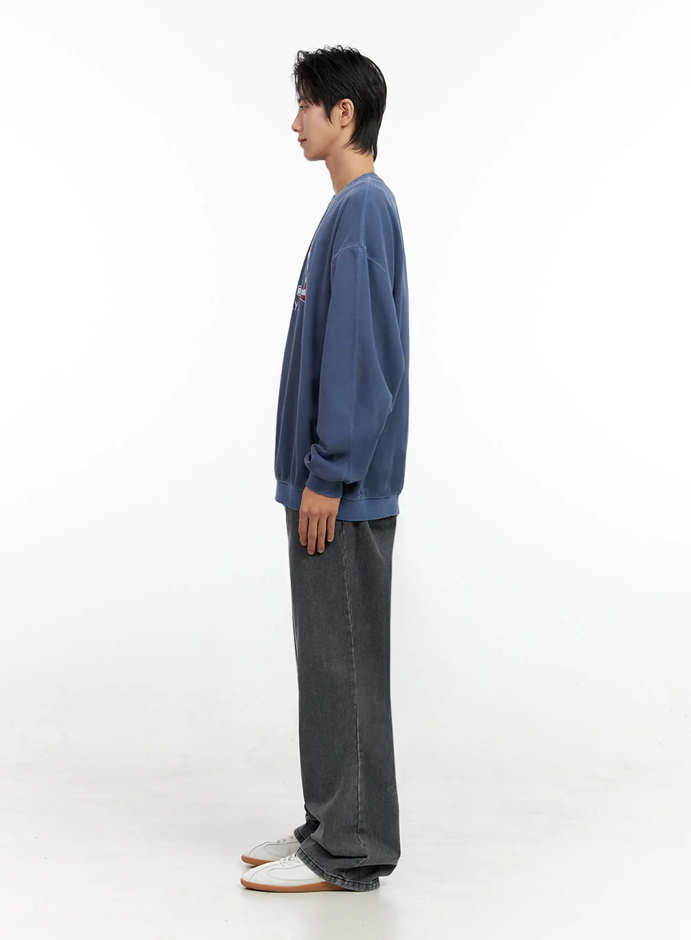 Men's Washed Graphic Sweatshirt IN401 - Image 7