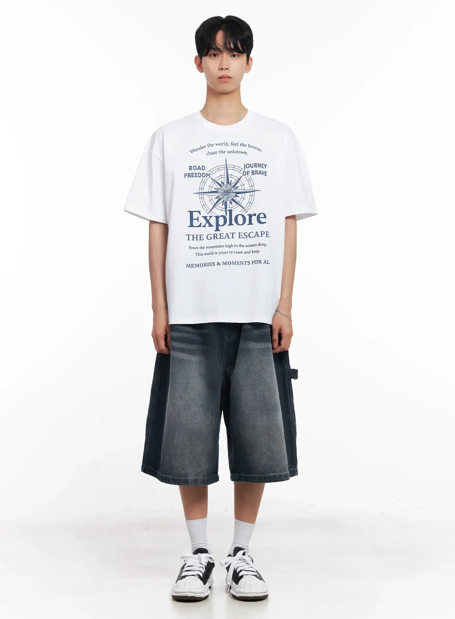 Men's Washed Jorts IL504 - Image 3