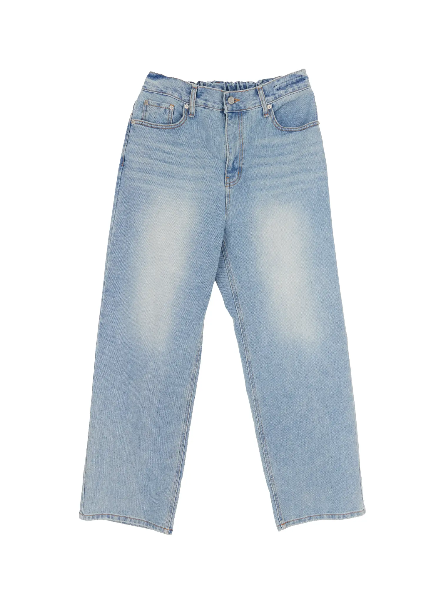 Men's Washed Wide-Fit Jeans IM511 - Image 11