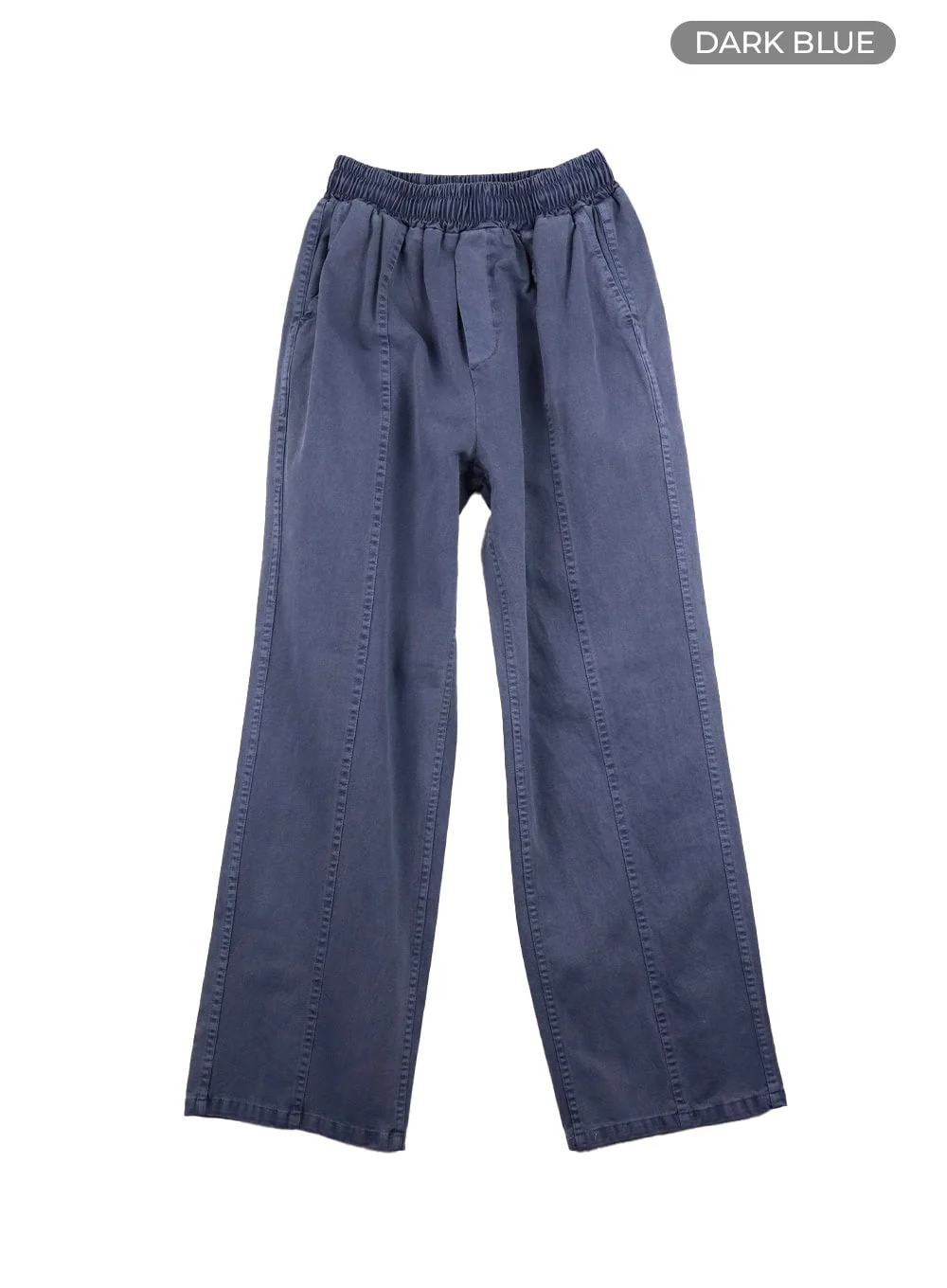 Men's Washed Wide Leg Jeans IY424 - Image 10
