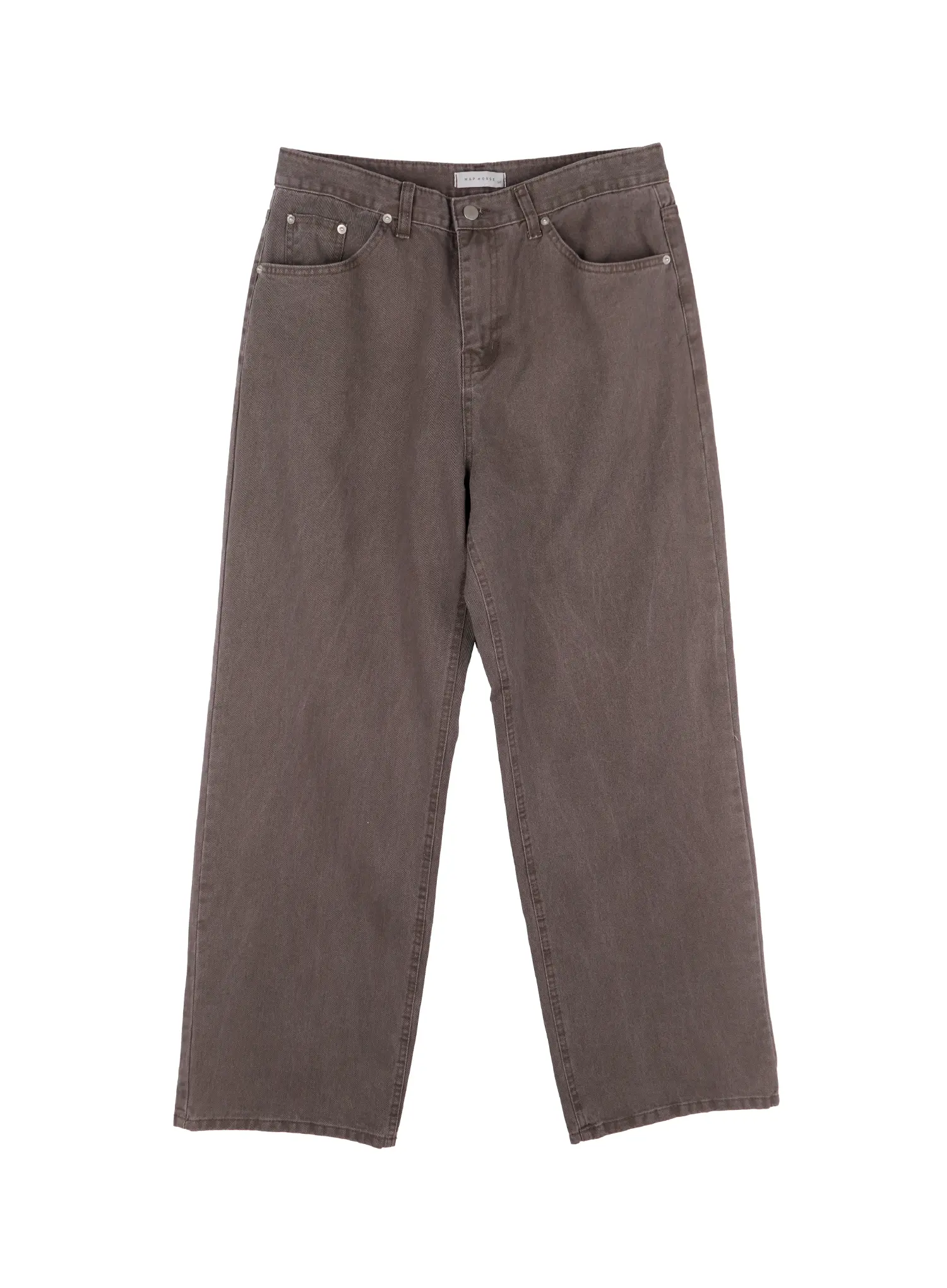 Men's Washed Wide-Leg Pants IS519 - Image 13
