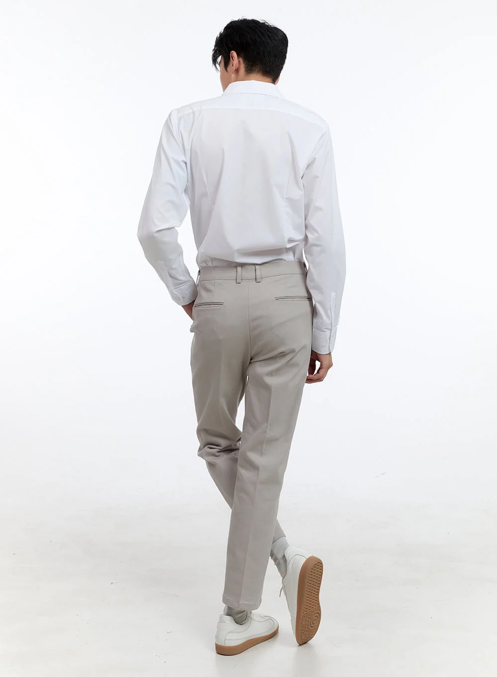 Men's White Shirt IG427 - Image 8