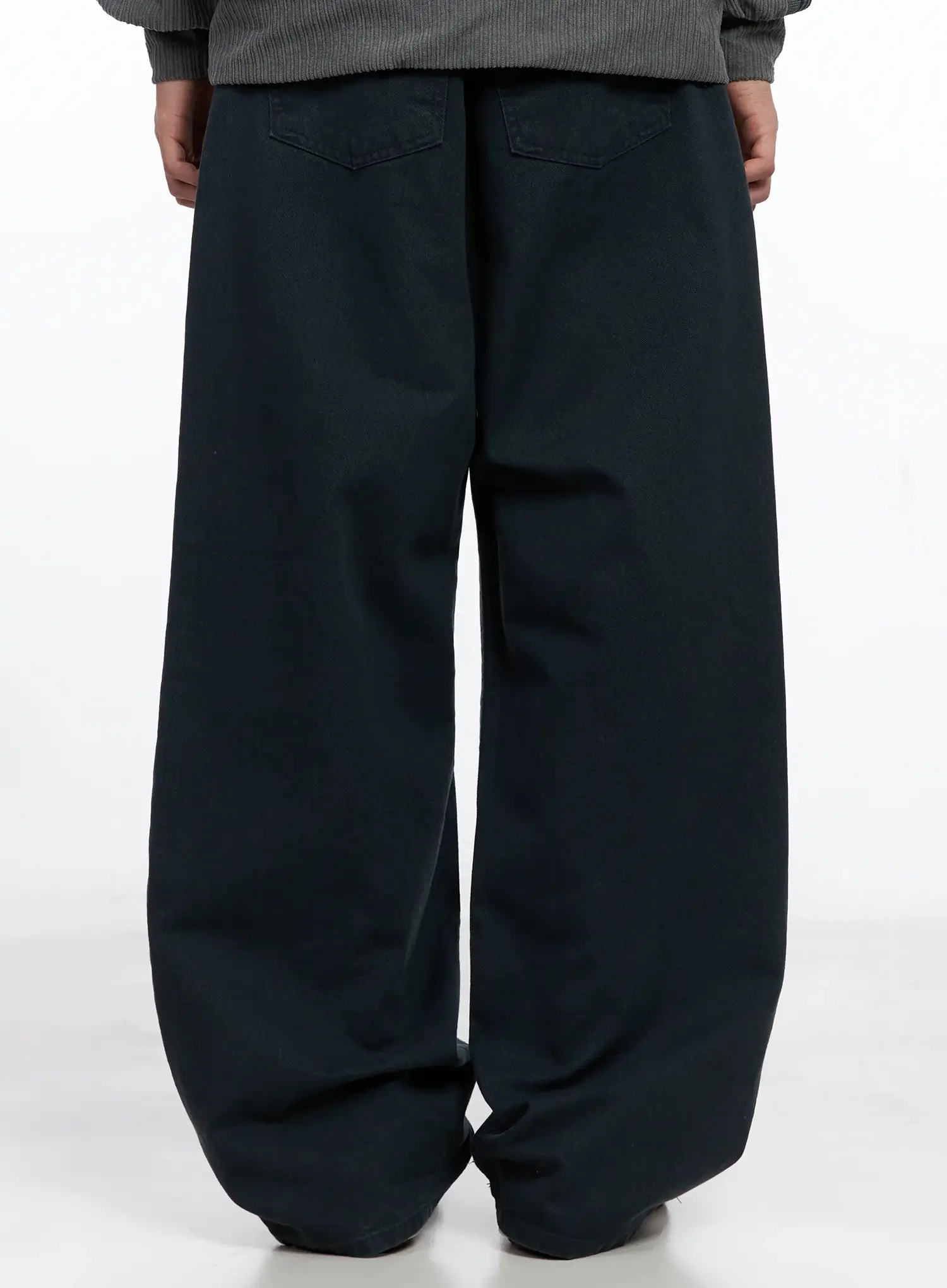 Men's Wide Cotton Pants IS519 - Image 8