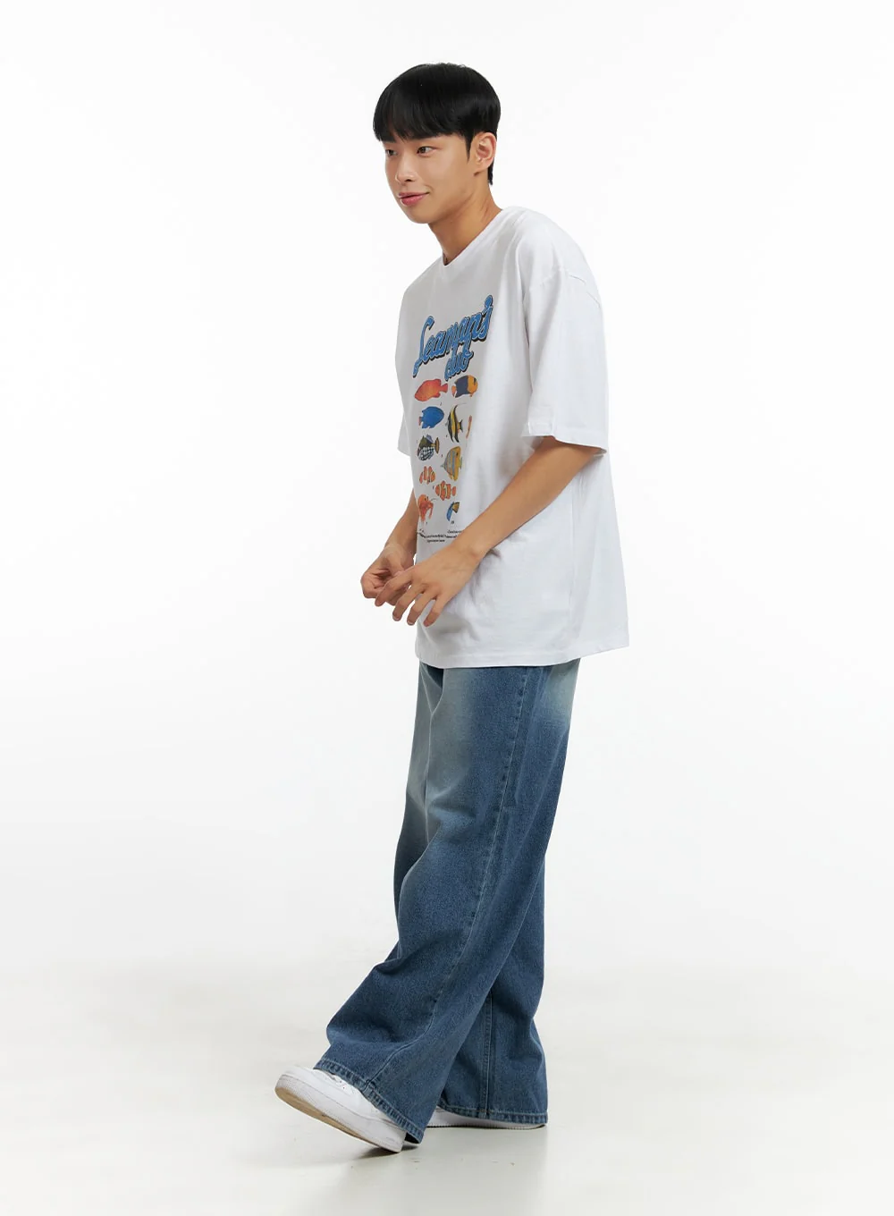 Men's Wide Fit Baggy Jeans CL429 - Image 4