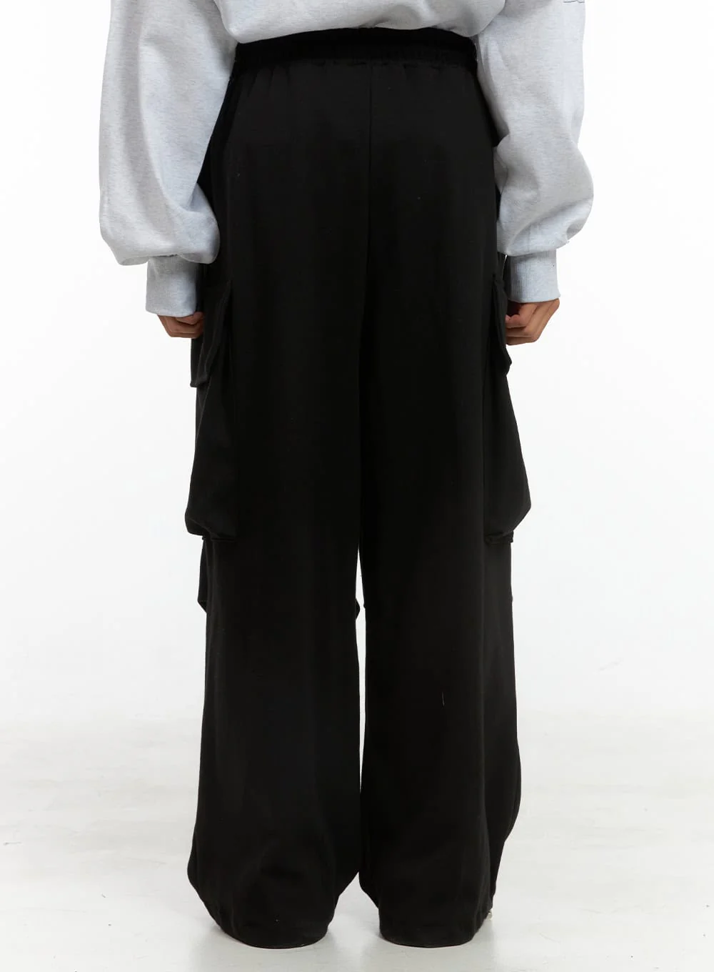 Men's Wide Fit Cargo Pocket Sweatpants IS419 - Image 5