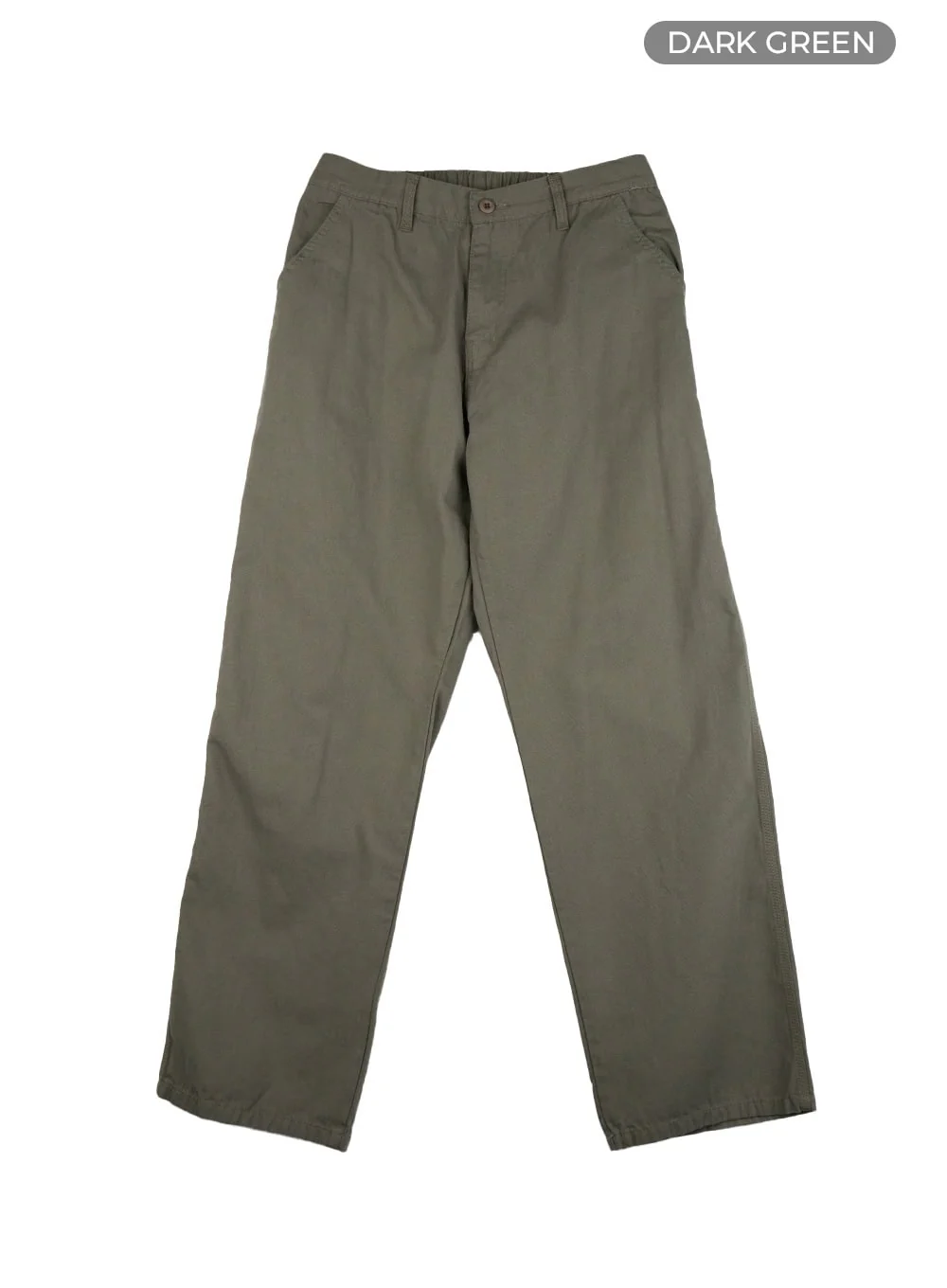 Men's Wide Fit Cotton Pants (Dark Green) IG402 - Image 9