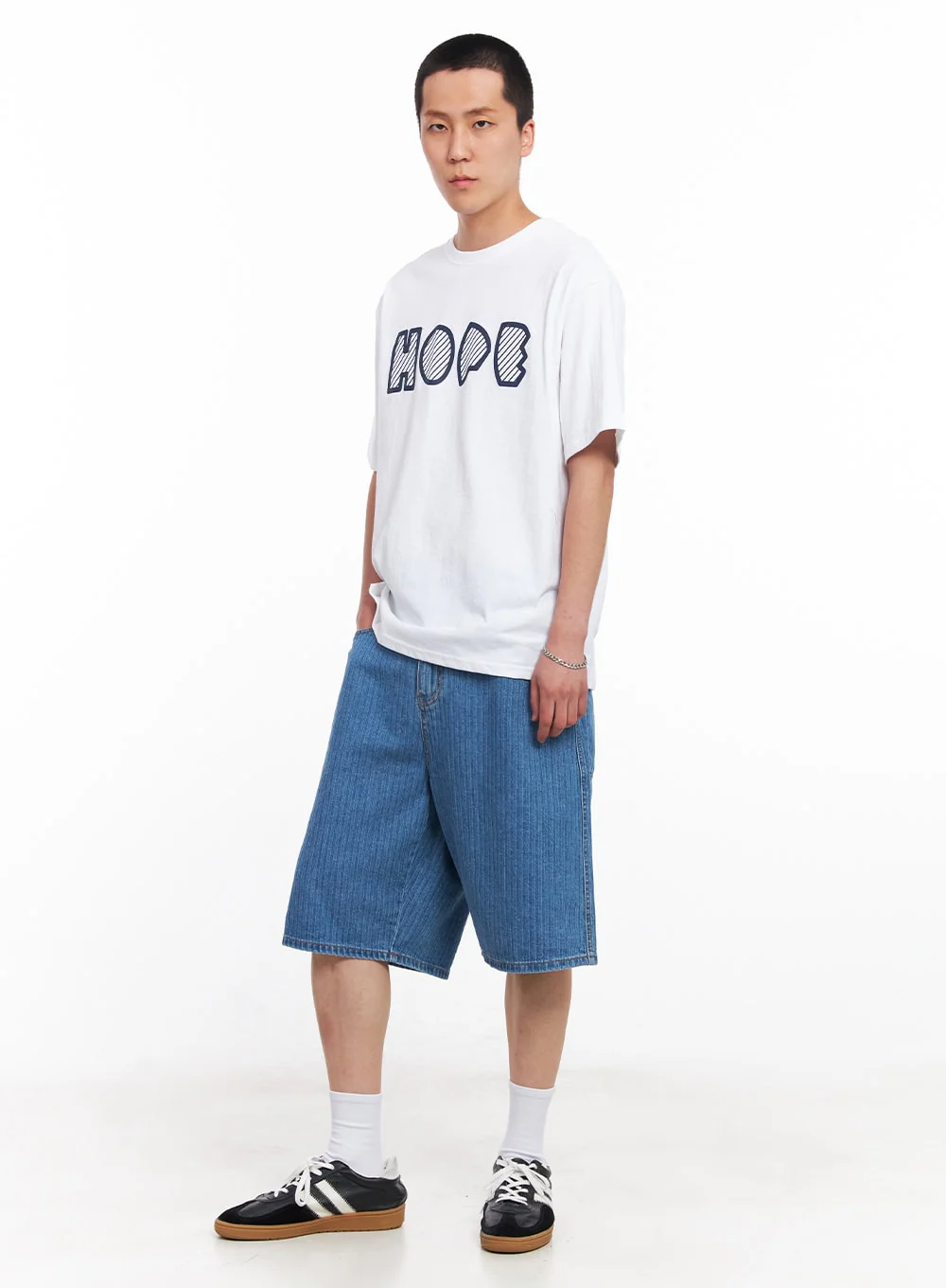 Men's Wide-Fit Jorts IU512 - Image 13