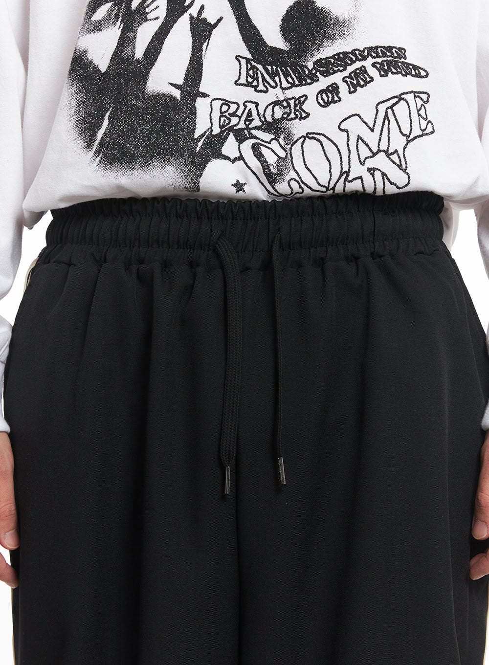 Men's Wide-Fit Striped Sweatpants IM517 - Image 5