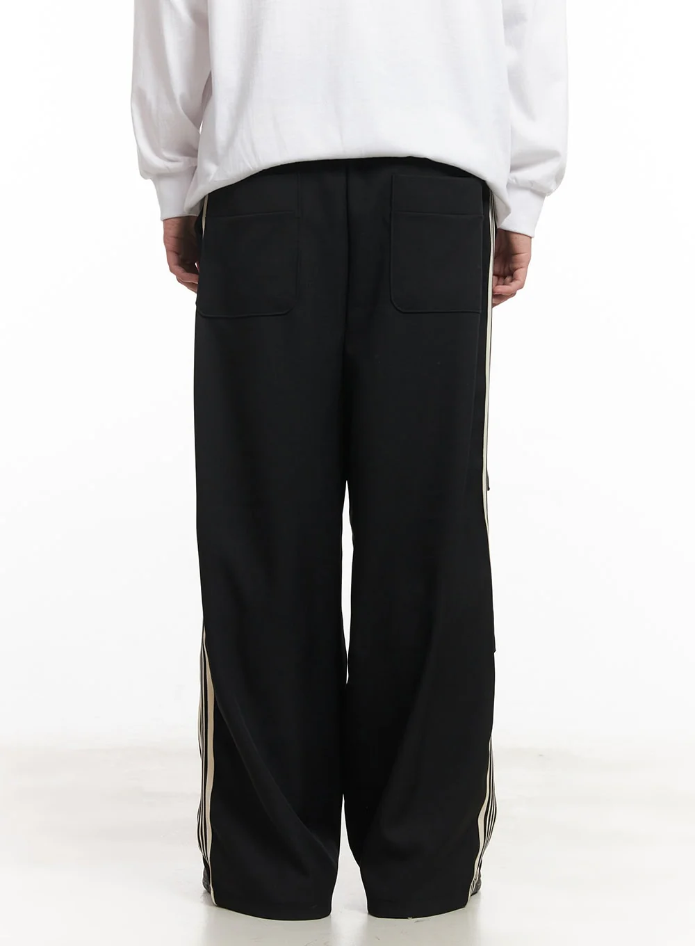 Men's Wide-Fit Striped Sweatpants IM517 - Image 7