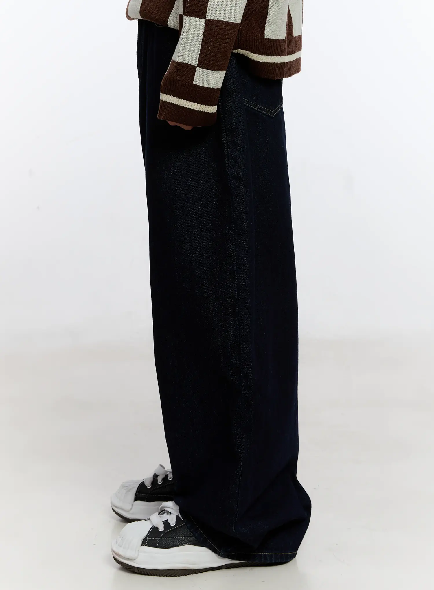 Men's Wide Leg Casual Jeans IS530 - Image 6