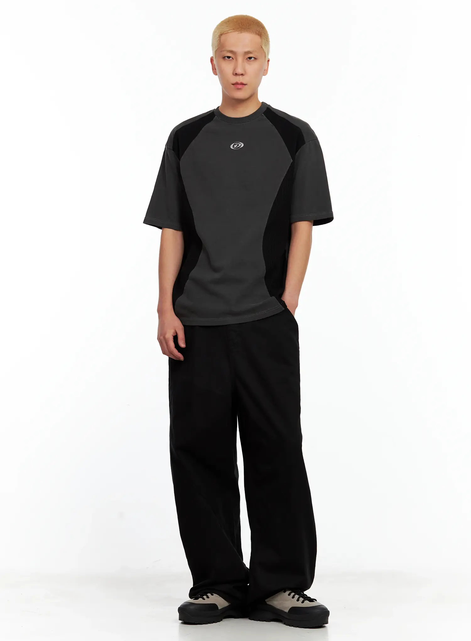 Men's Wide-Leg Cotton Pants IL511 - Image 11