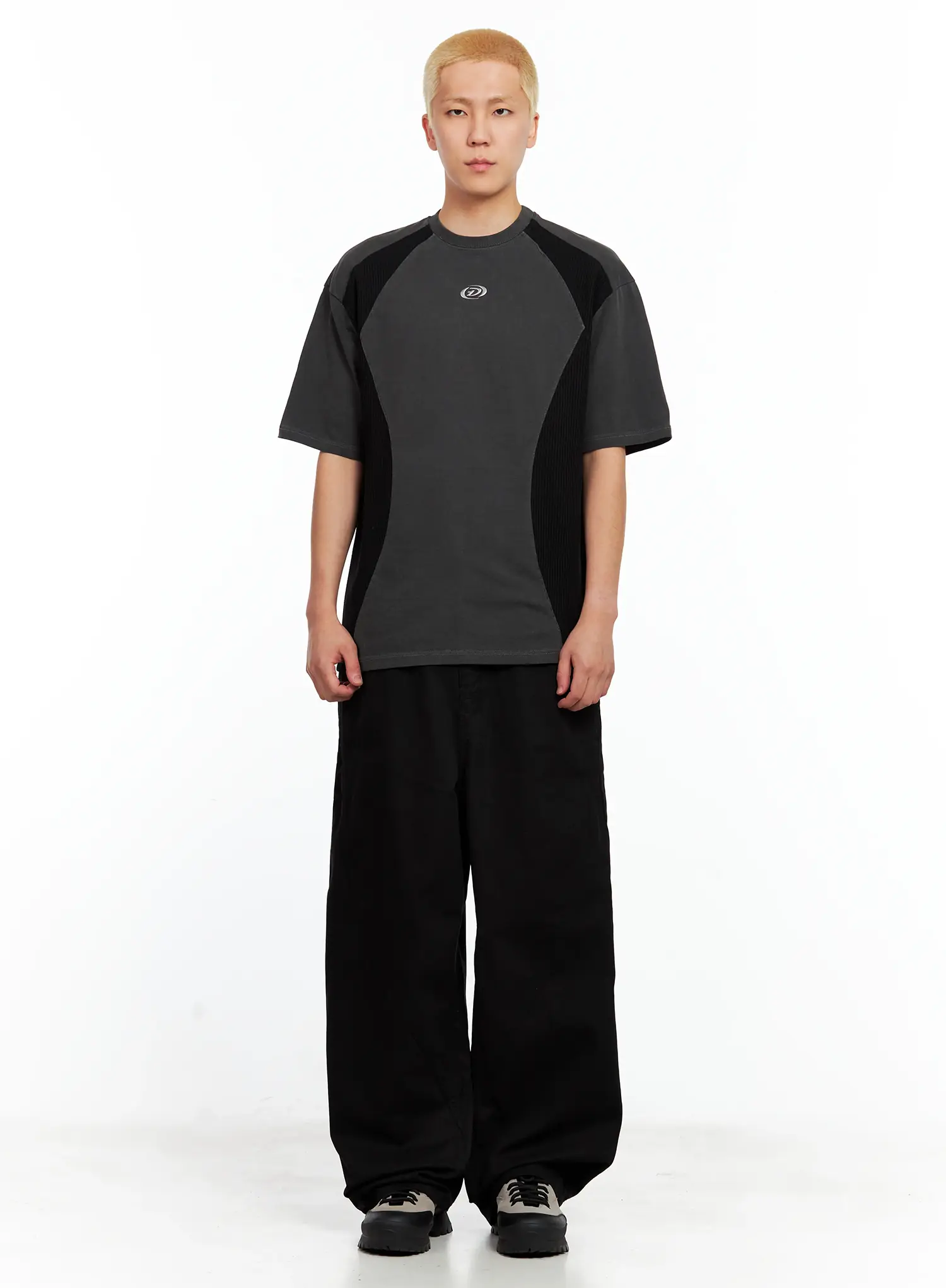 Men's Wide-Leg Cotton Pants IL511 - Image 3