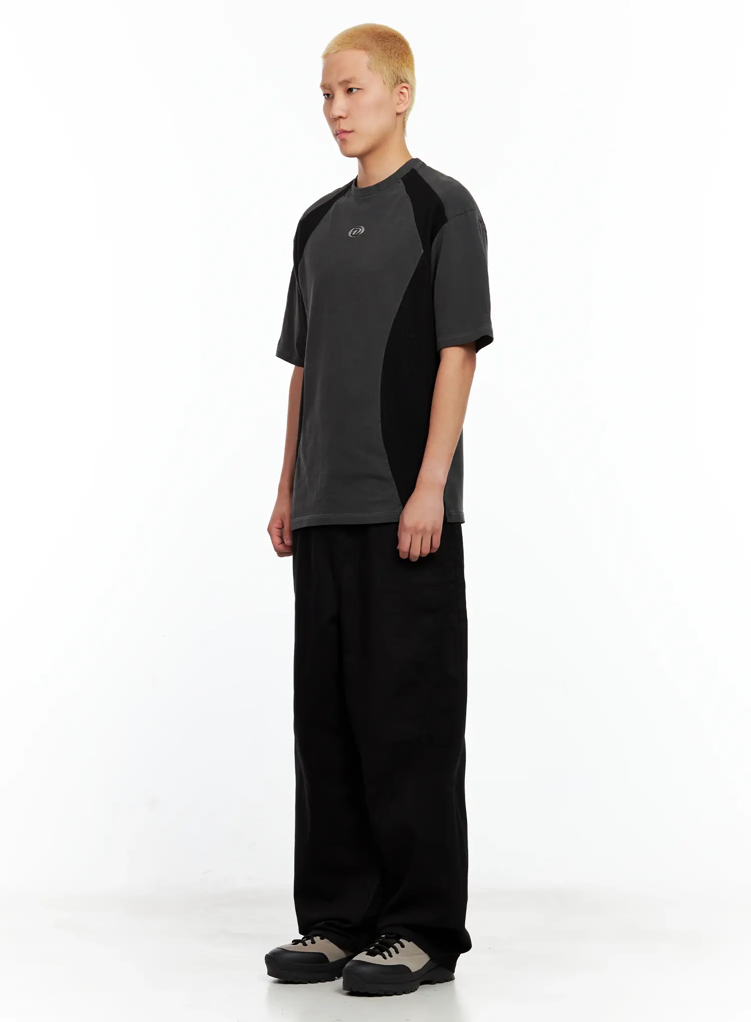 Men's Wide-Leg Cotton Pants IL511 - Image 4