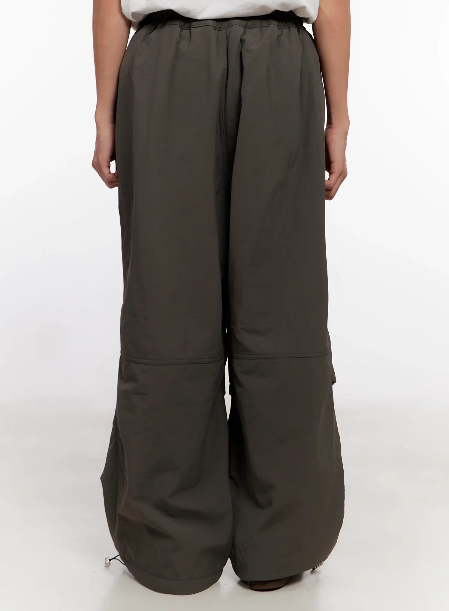 Men's Wide-Leg Parachute Padded Pants IO523 - Image 8