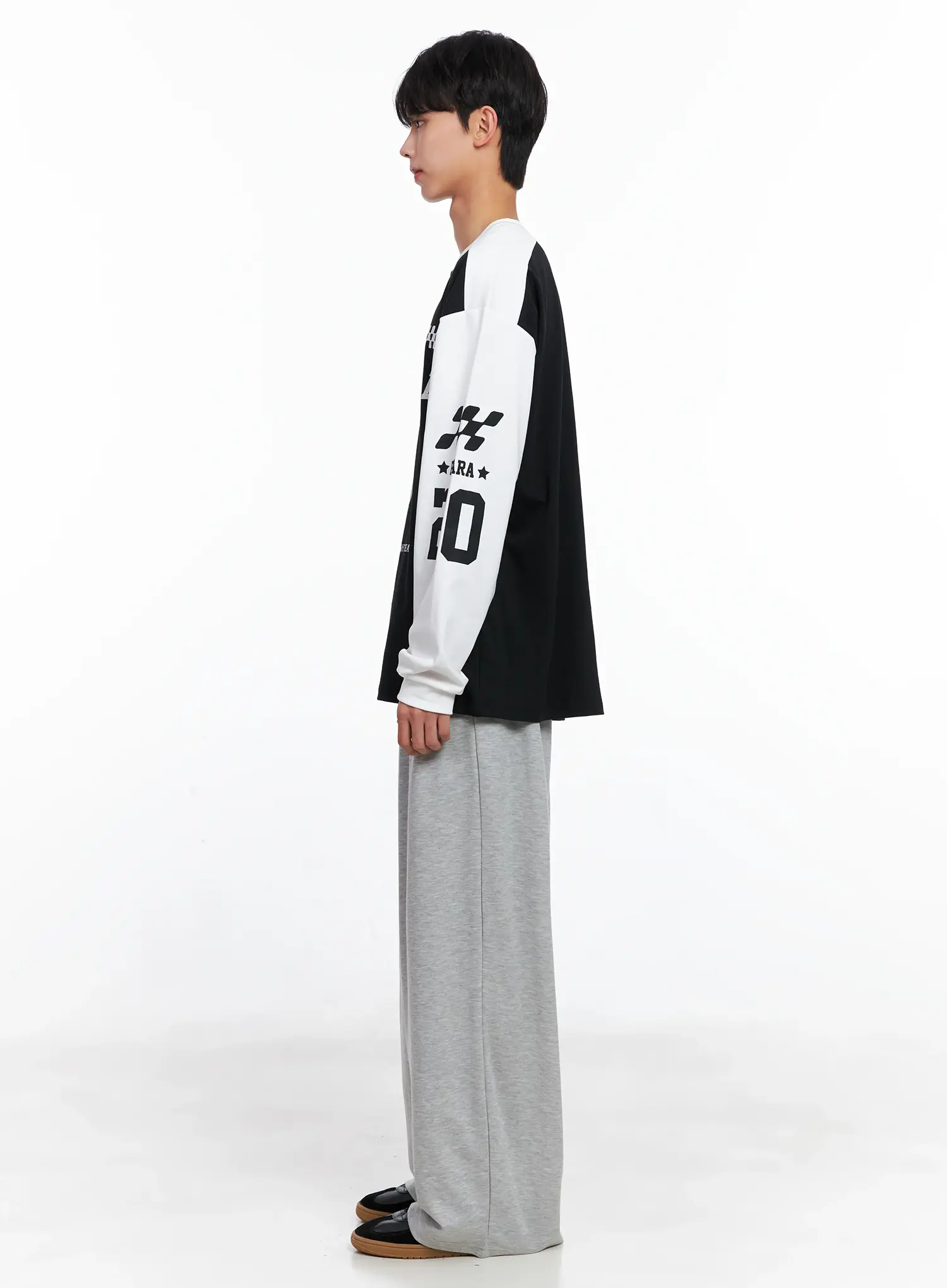 Men's Wide-Leg Sweatpants IS519 - Image 7