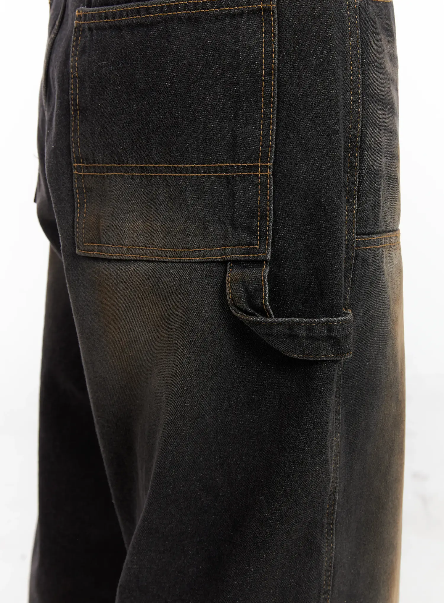 Men's Wide Utility Pocket Jeans ID511 - Image 8