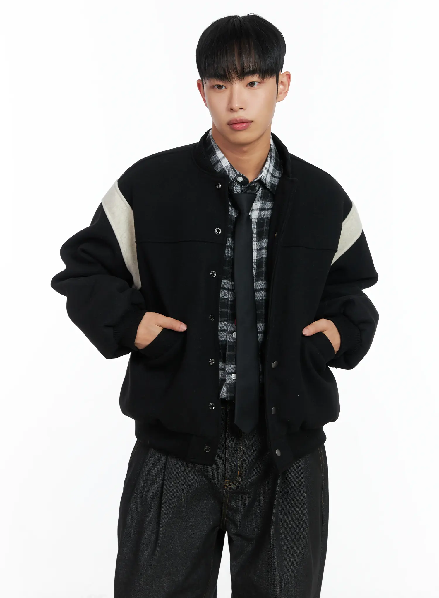Men's Wool Varsity Jacket IN518