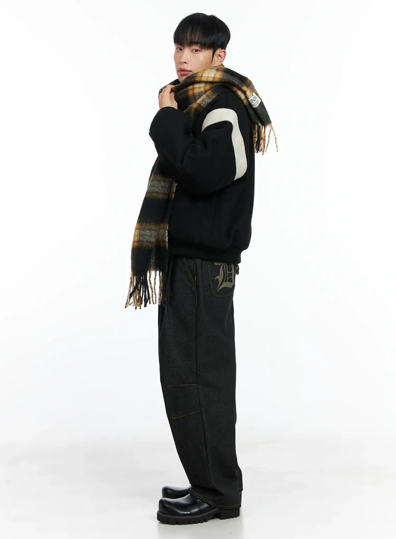 Men's Wool Varsity Jacket IN518 - Image 10
