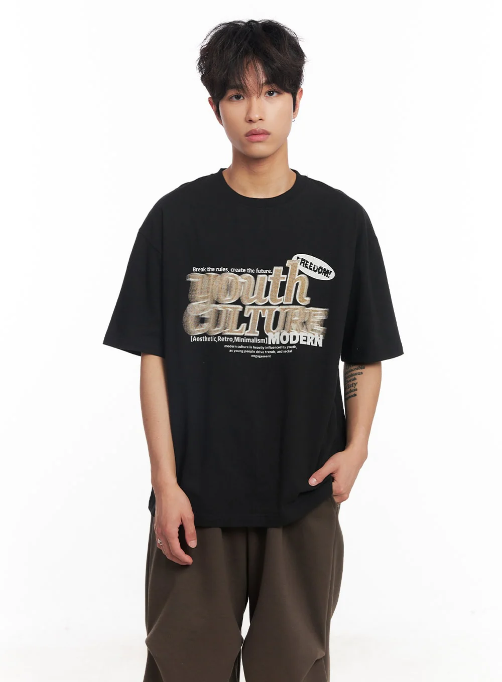 Men's Youth Graphic T-Shirt IY508 - Image 3