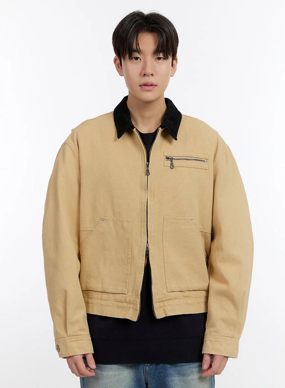 Men's Zip-Up Carpenter Jacket IM525 - Image 13