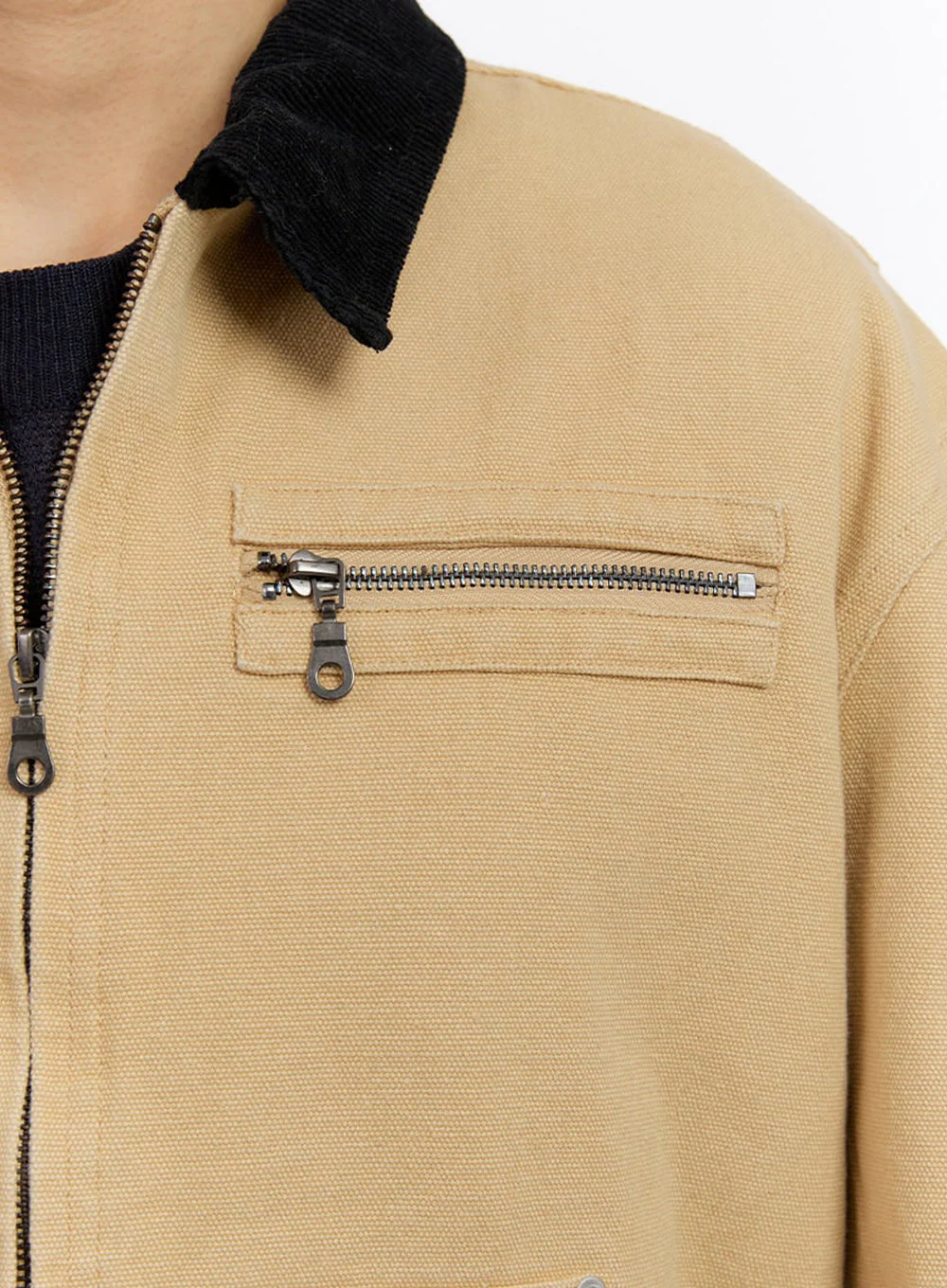 Men's Zip-Up Carpenter Jacket IM525 - Image 3
