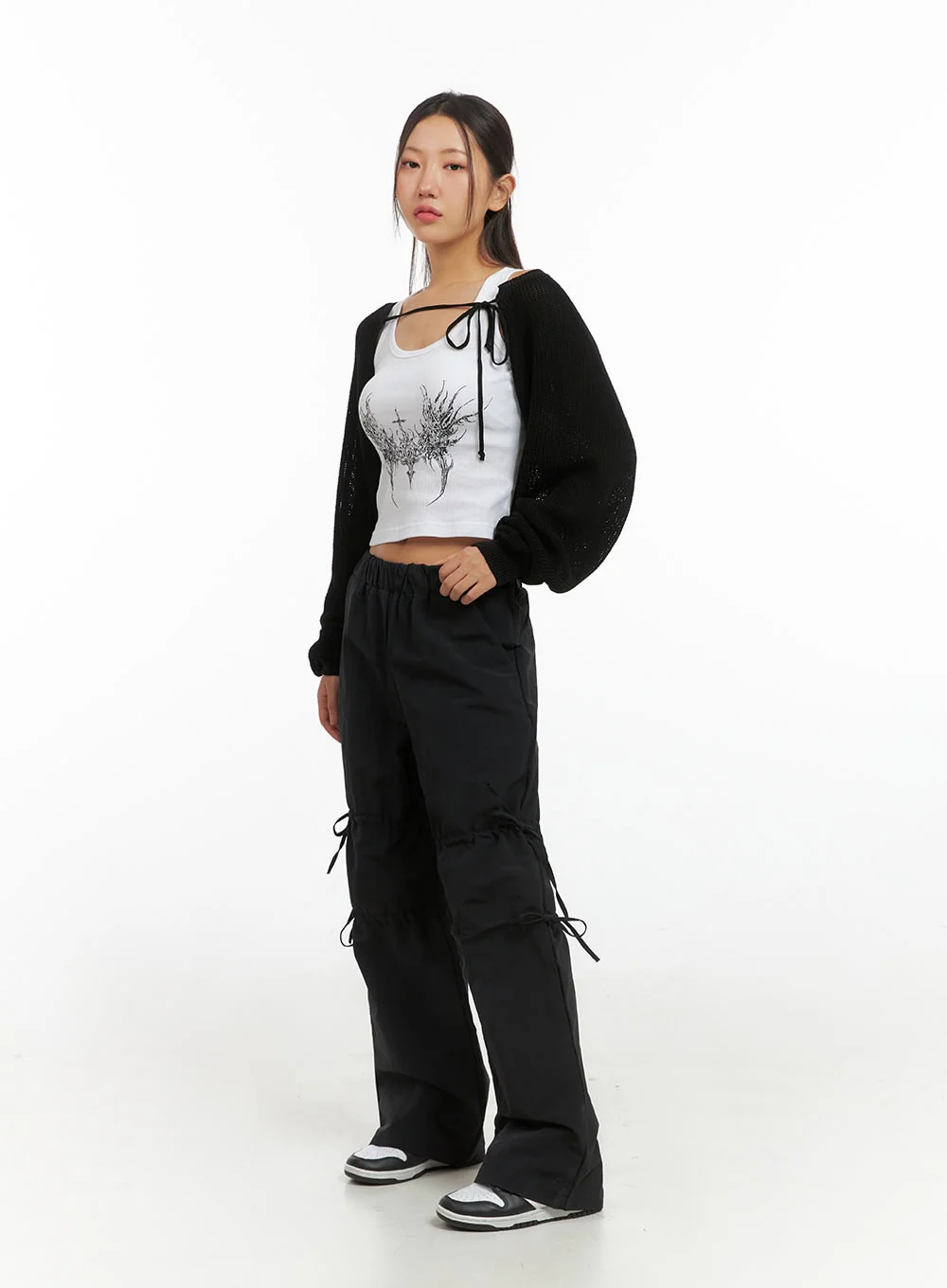 Mesh Bolero Strap Cardigan IS402 - Image 2