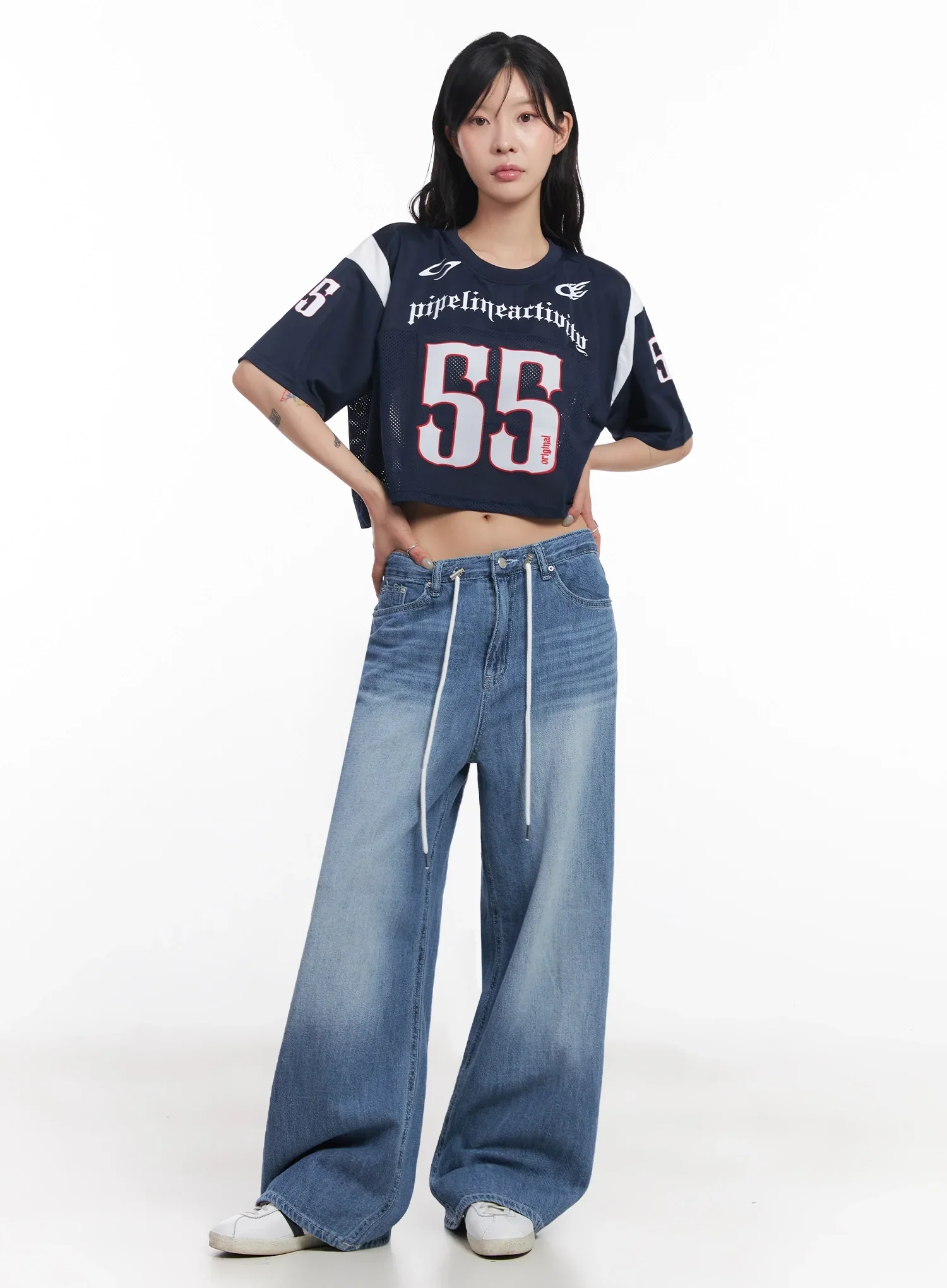 Mesh Jersey Crop Top  IC503 - Image 6