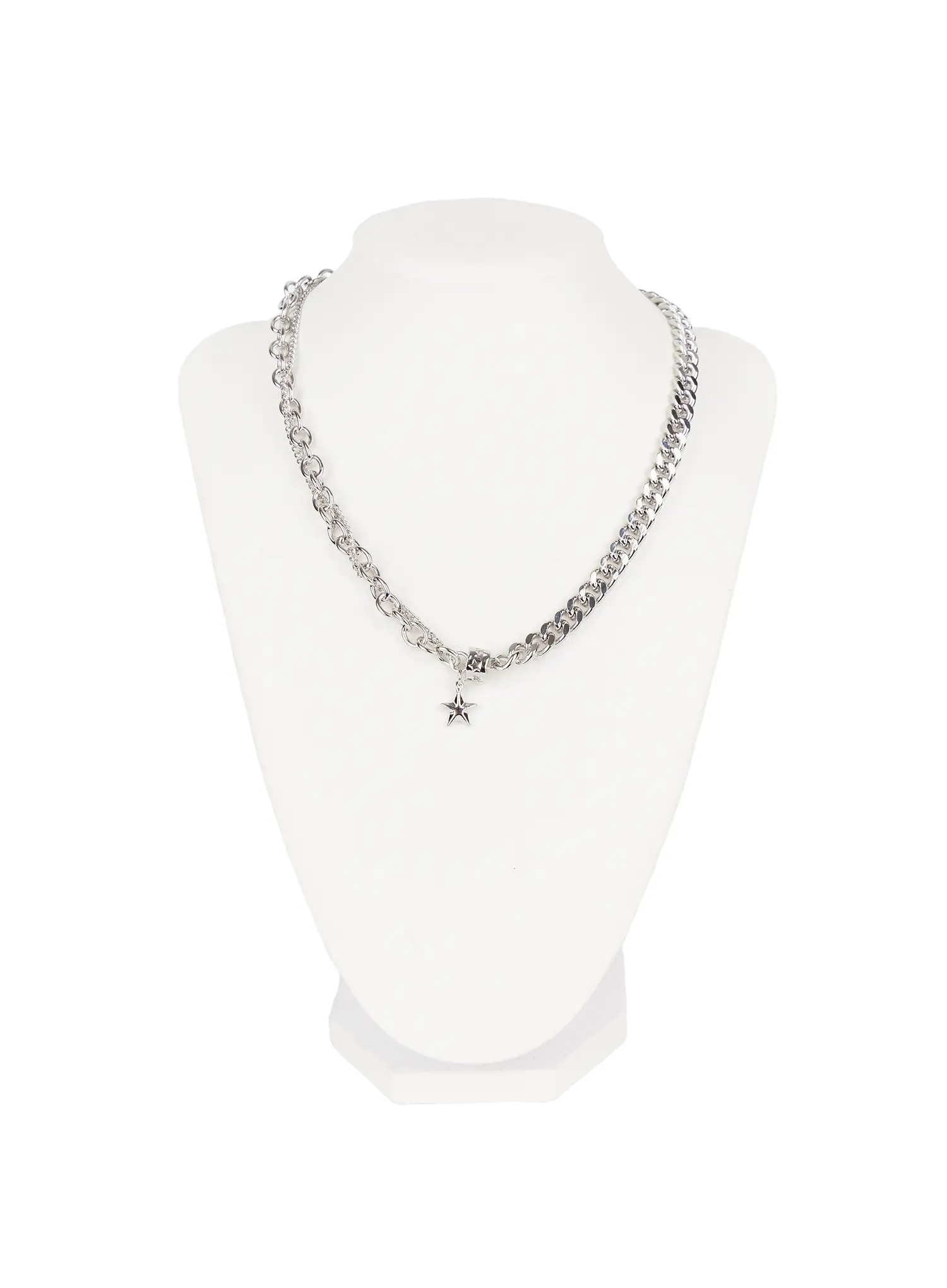 Metallic Star Chain Necklace CD522 - Image 7