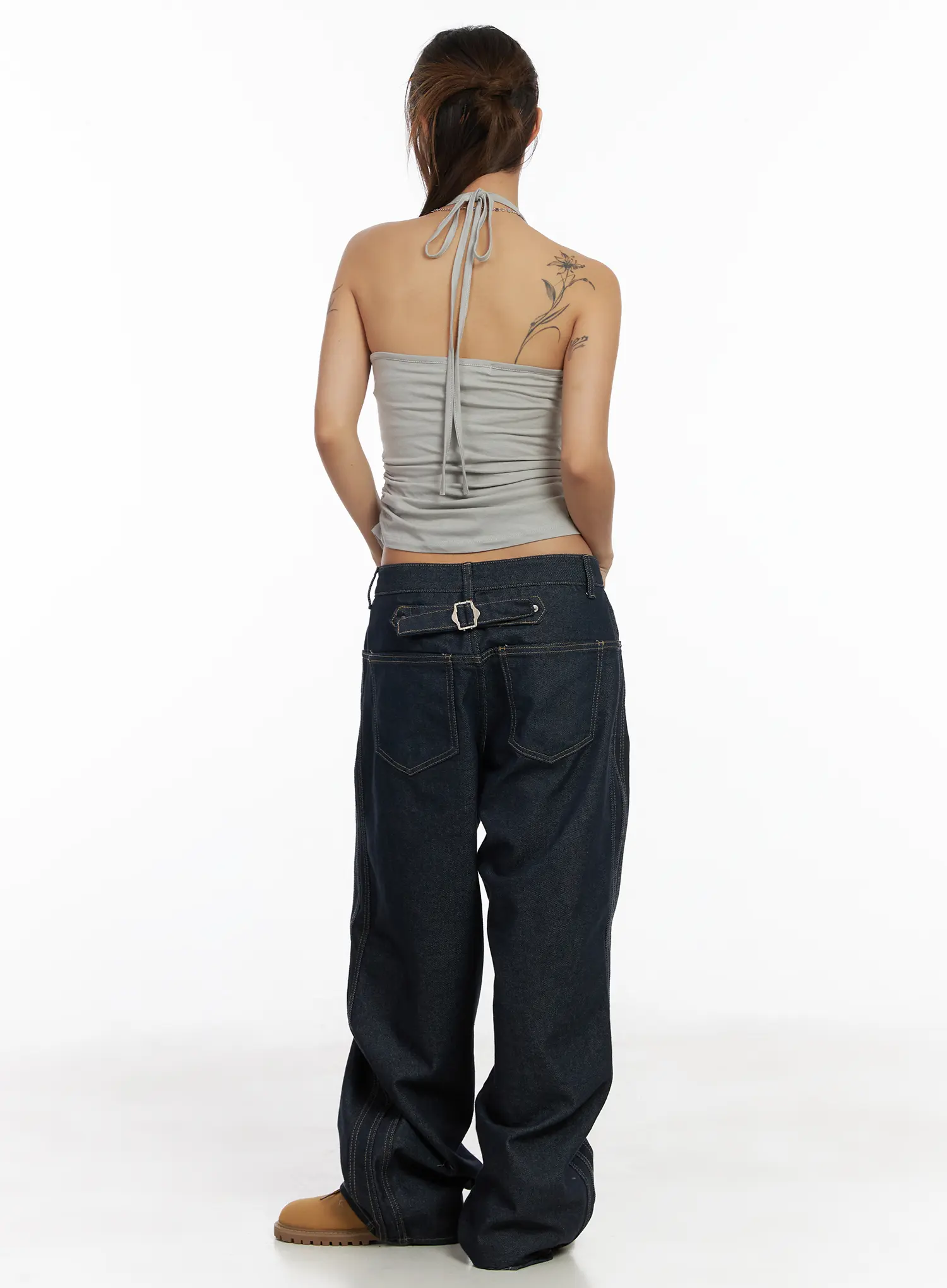 Micah Non-Fade Wide Leg Jeans CM525 - Image 8