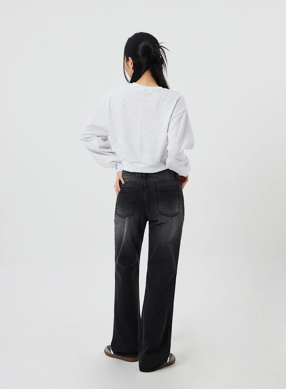 Mid-Rise Bootcut Jeans CF327 - Image 12