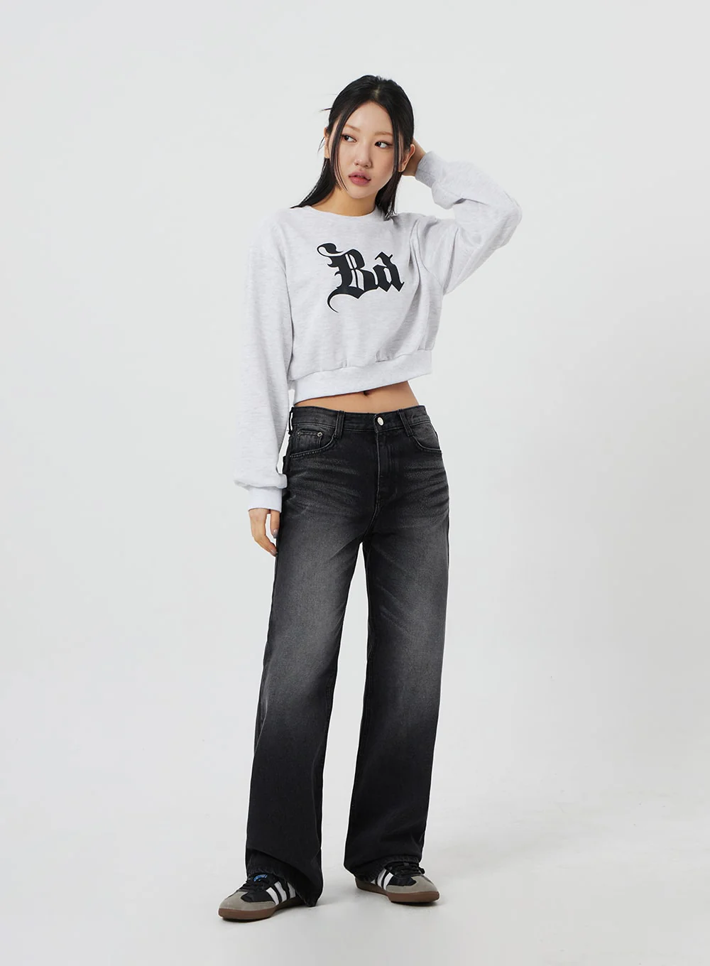 Mid-Rise Bootcut Jeans CF327 - Image 3