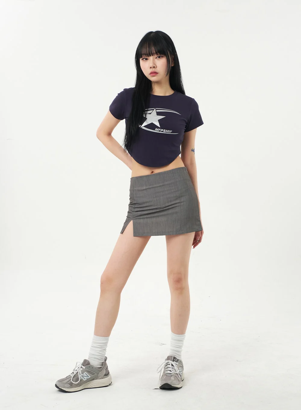 Mid-Rise Skort CA327 - Image 3