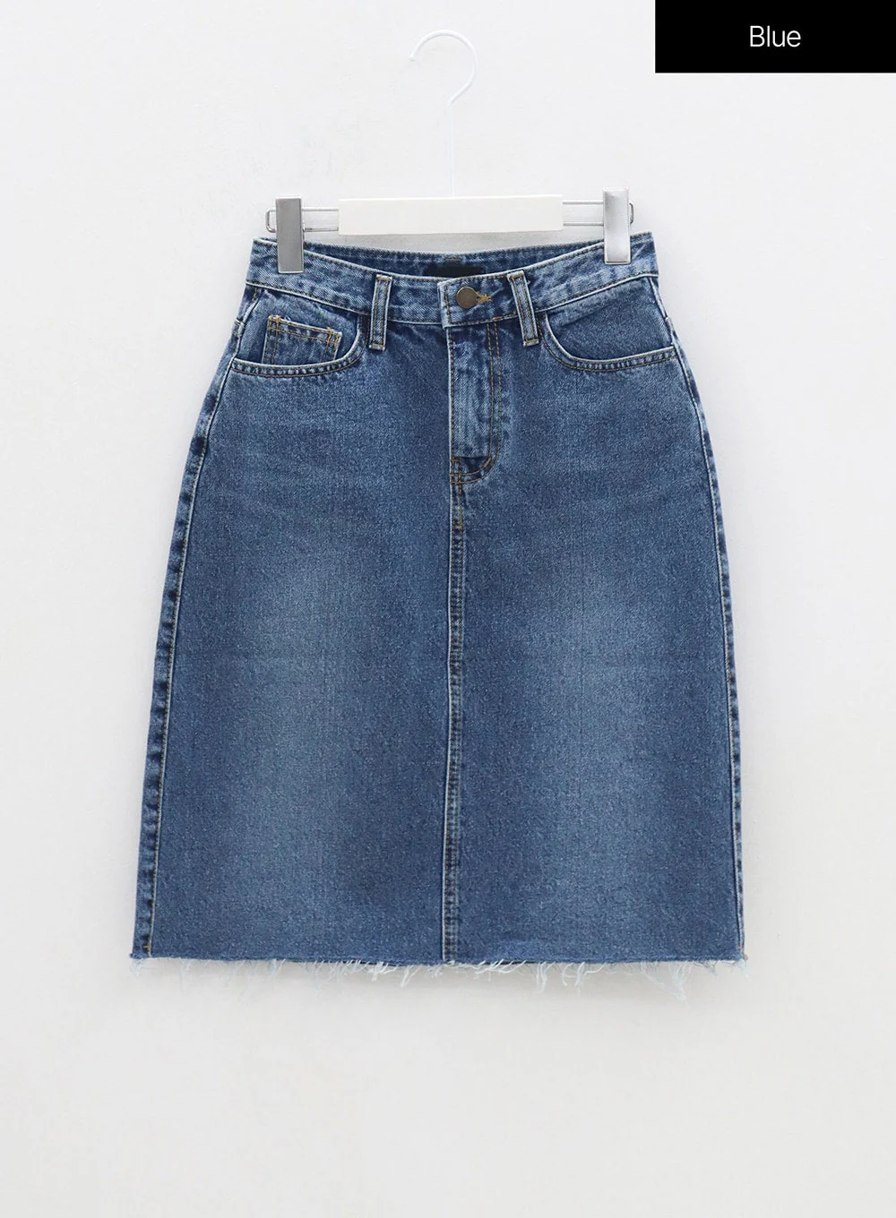 Midi Denim Skirt OM328 - Image 11