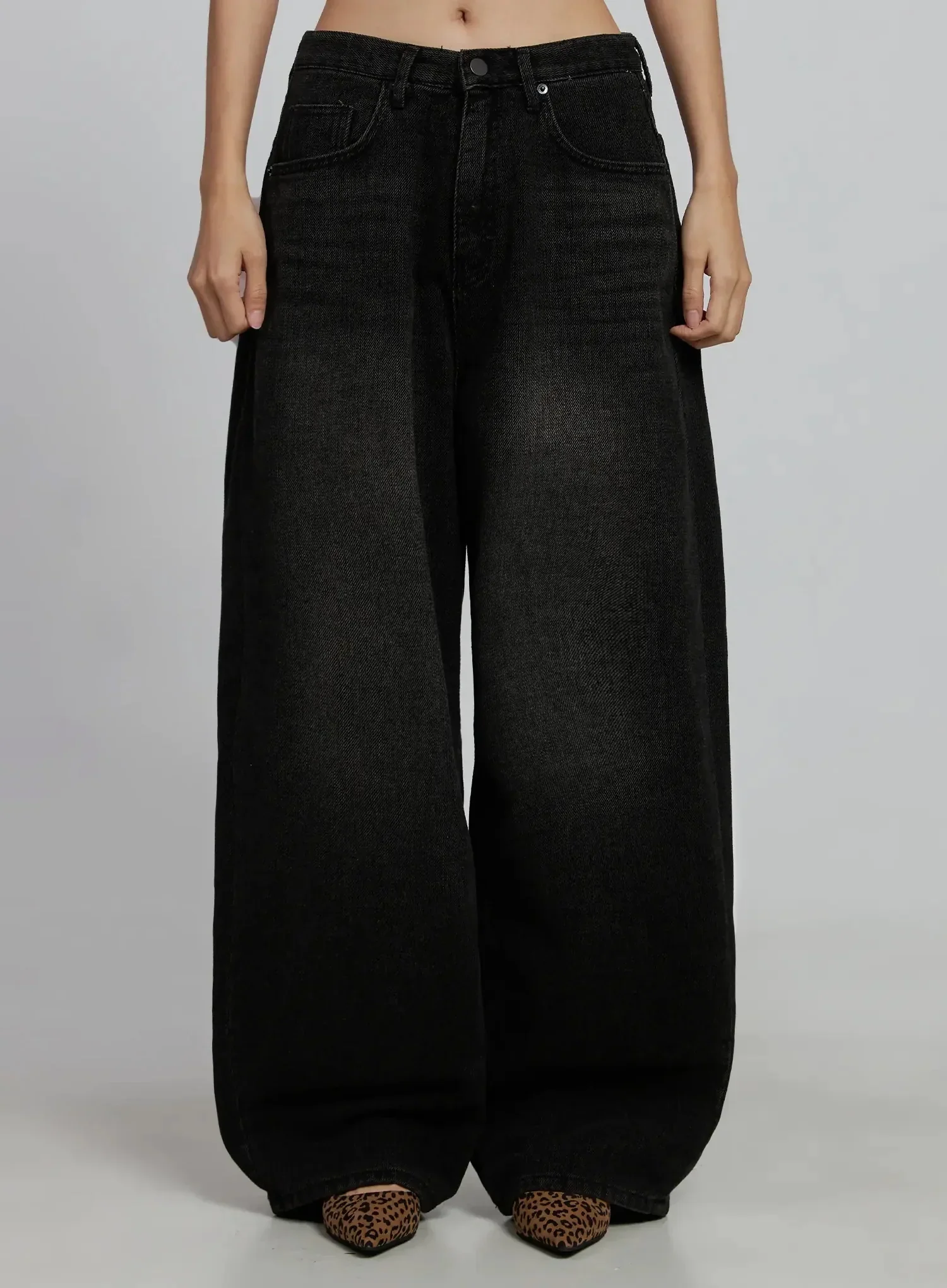 Mikayla Comfort Fit Wide Leg Jeans IM520