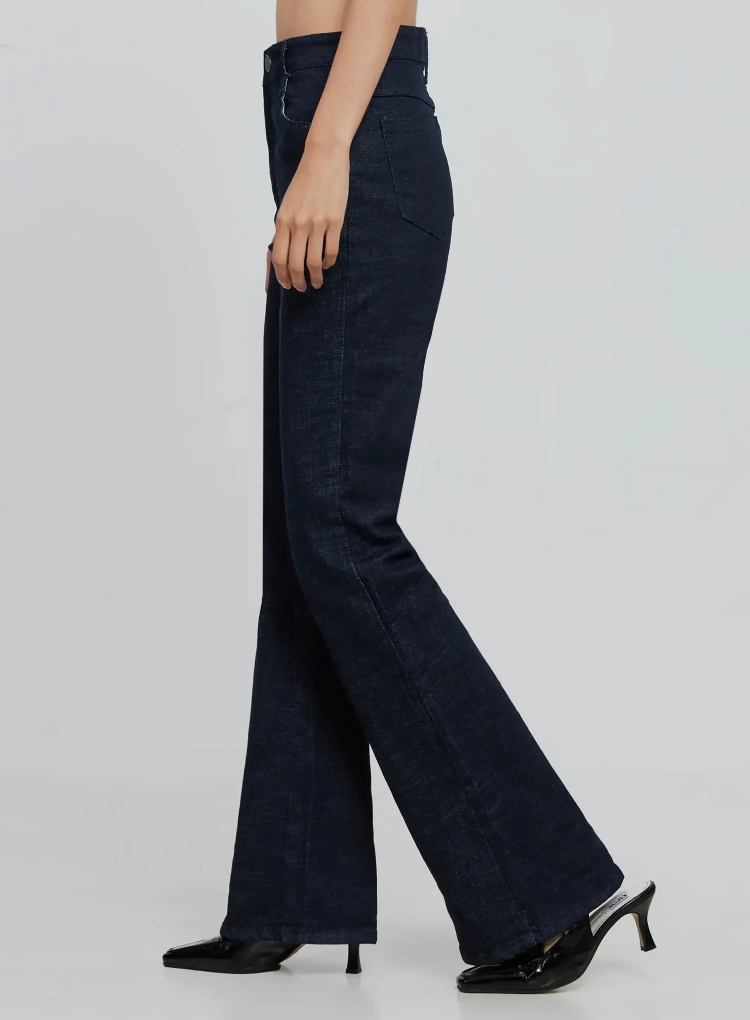 Milani Vintage Style Wide Leg Jeans IN507 - Image 11