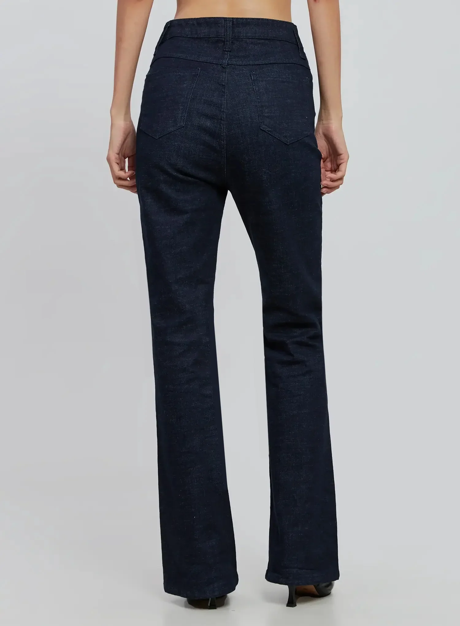 Milani Vintage Style Wide Leg Jeans IN507 - Image 12