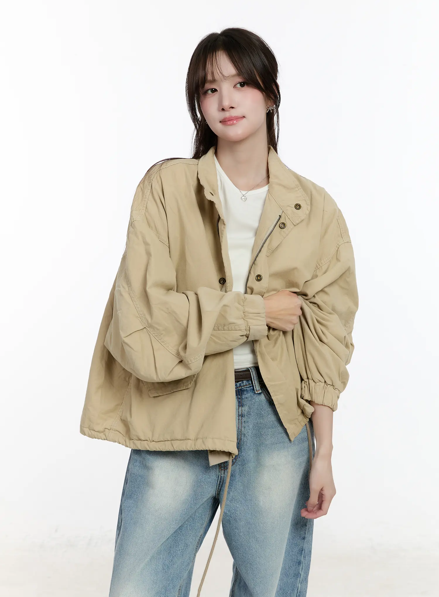 Military Style Oversized Jacket CM505 - Image 2