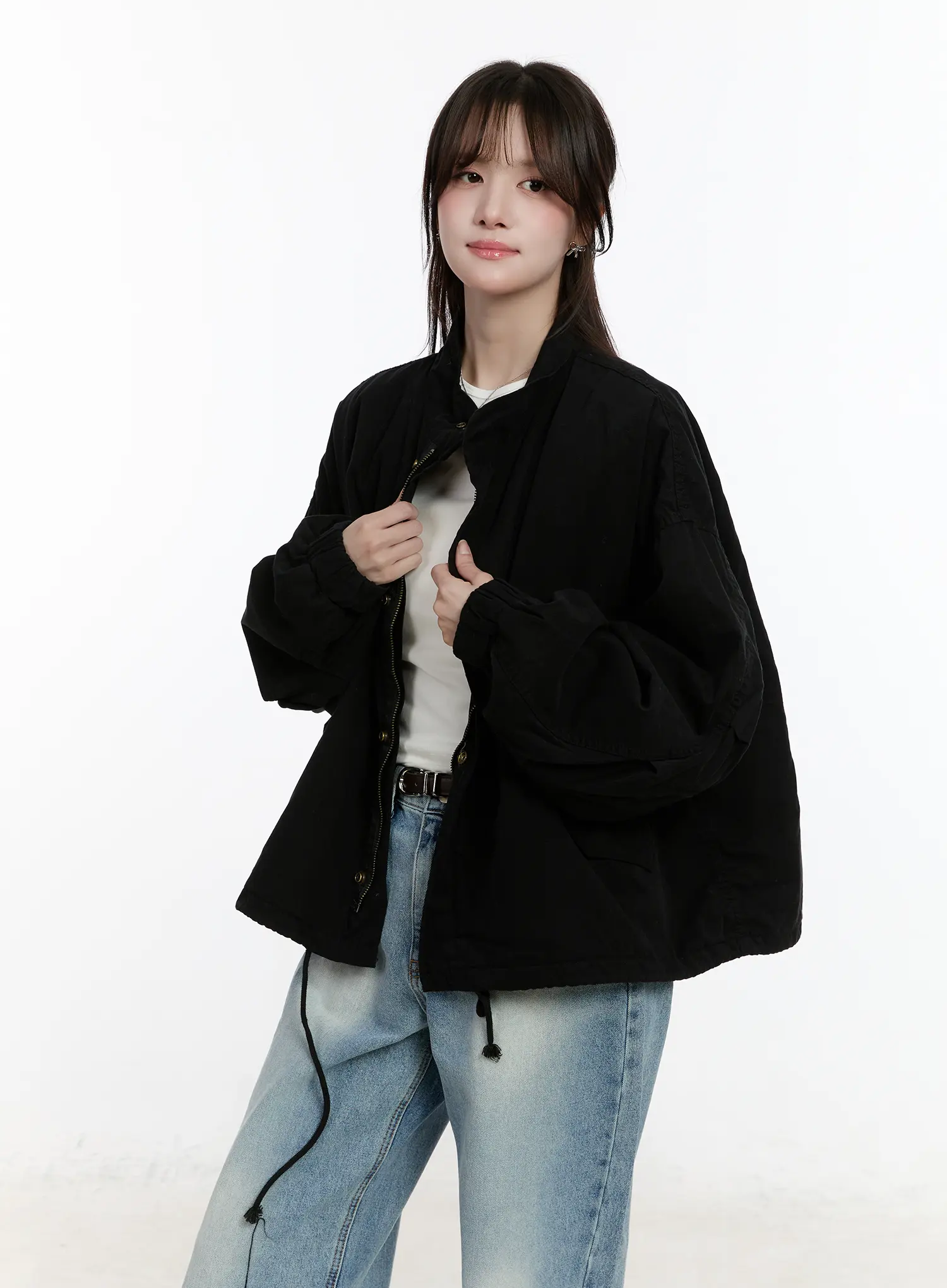 Military Style Oversized Jacket CM505 - Image 7