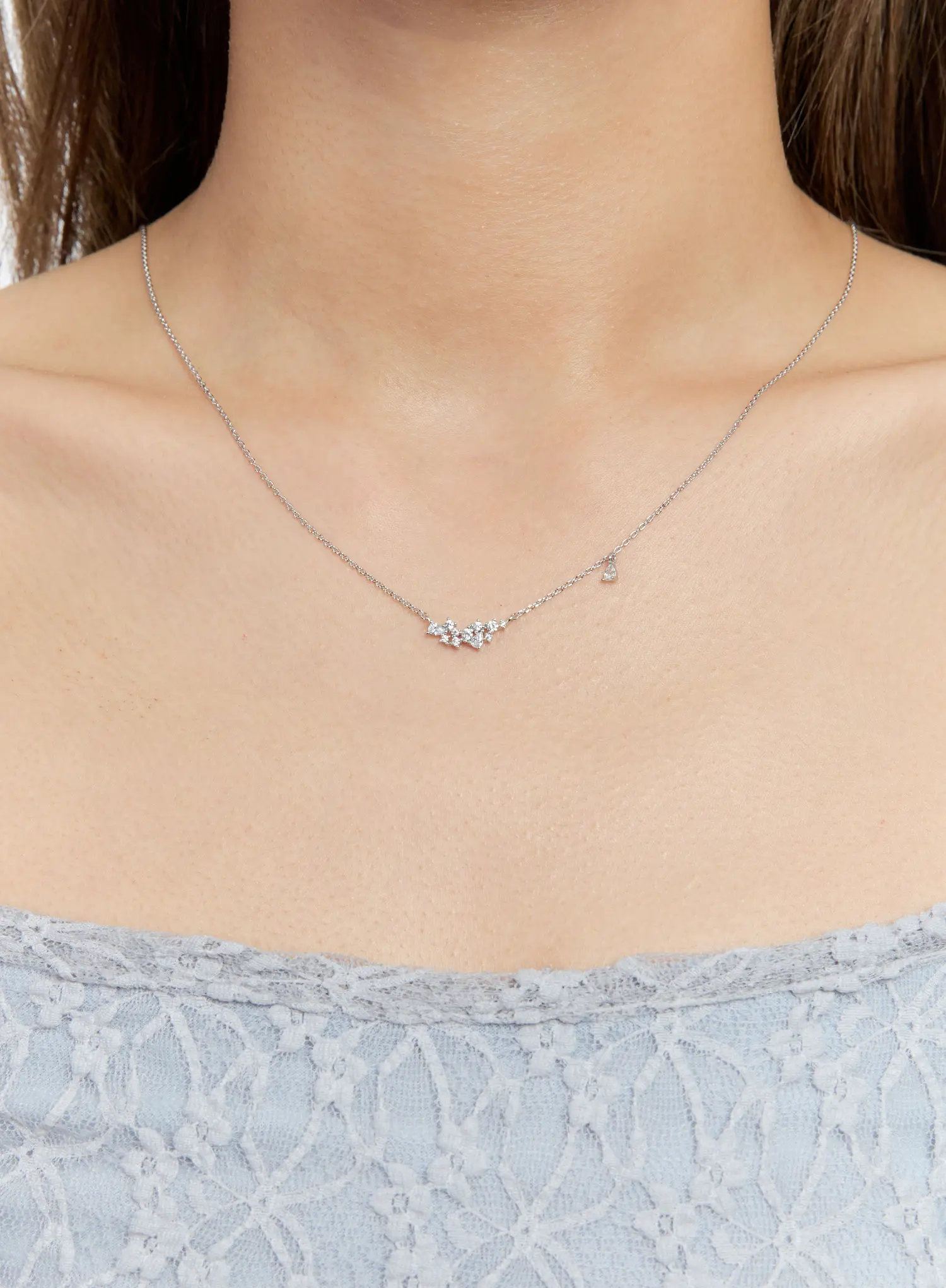Mini Cluster Shine Necklace IS517
