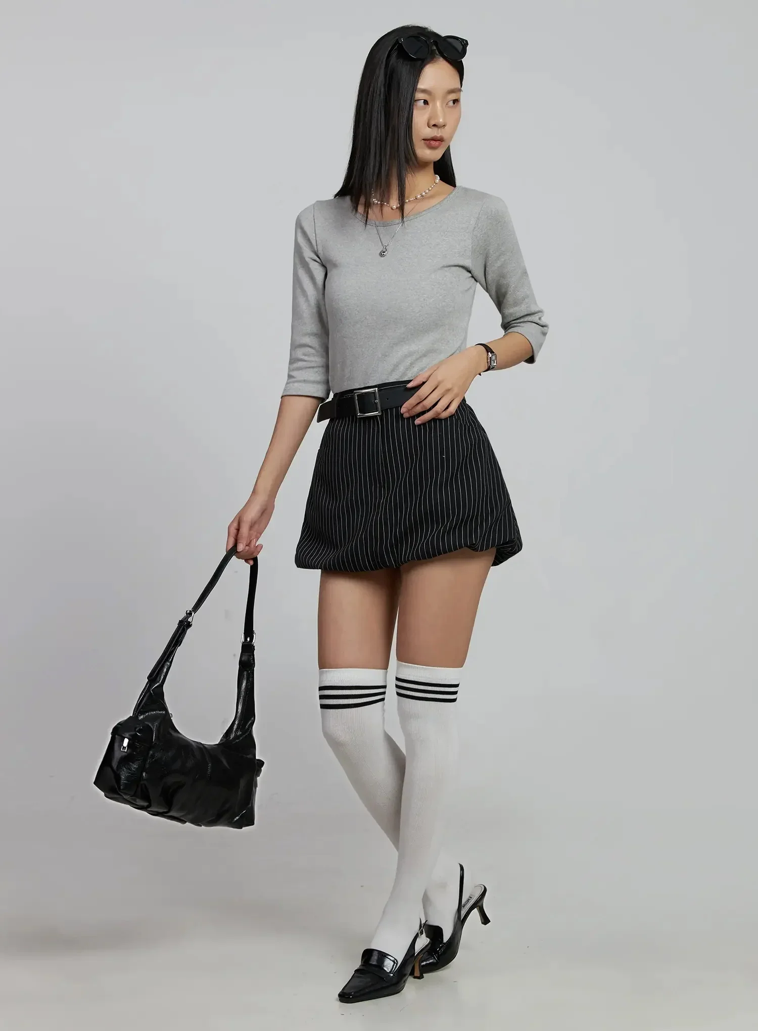 Minimalist Three-Quarter Sleeve Top IM520 - Image 10