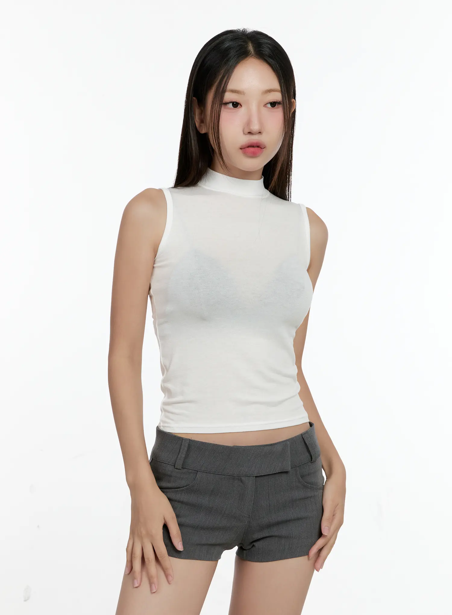 Mock Neck Tank Top CG501 - Image 10