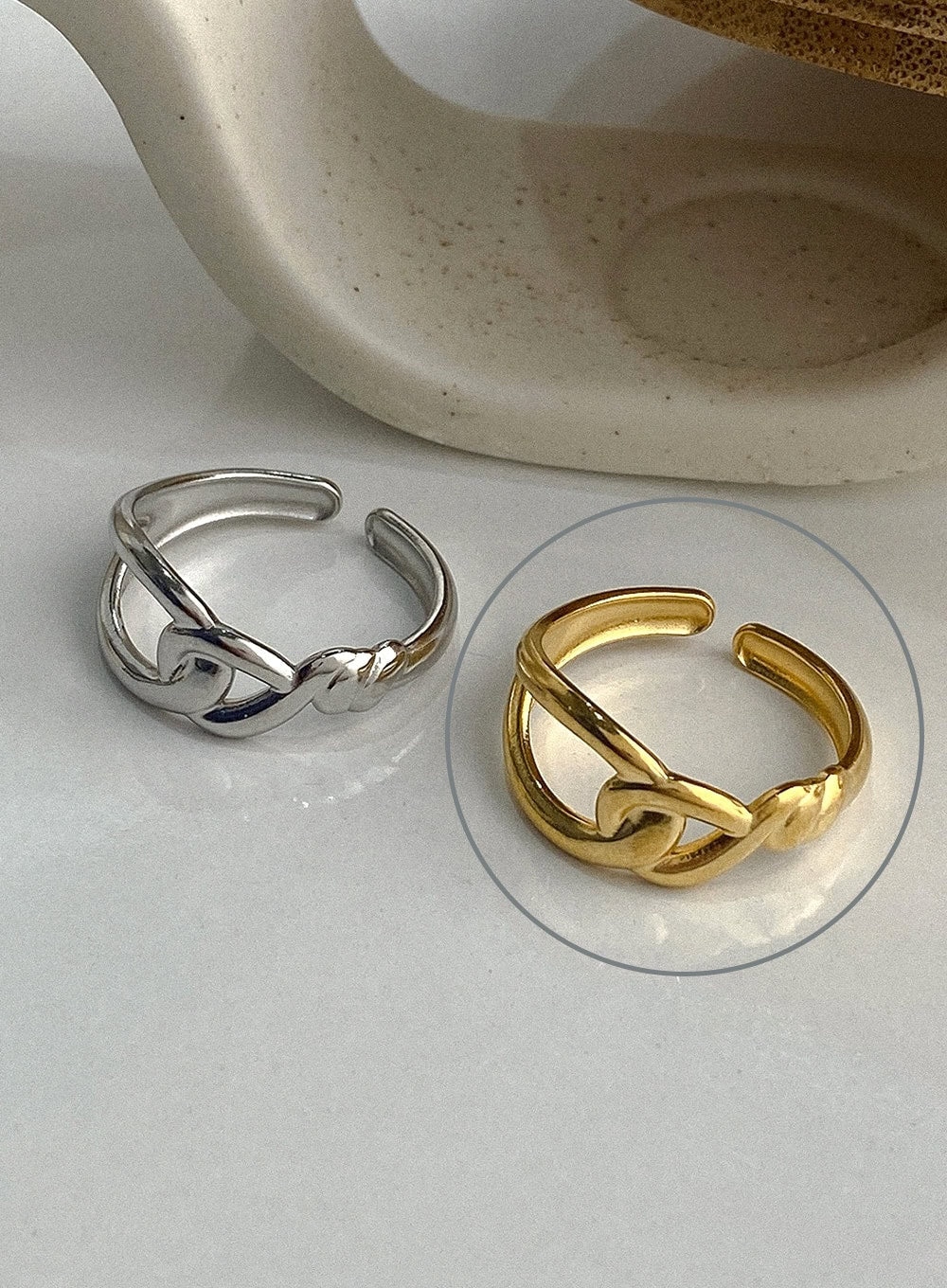 Monroe Soft Knot Ring IA524 - Image 6
