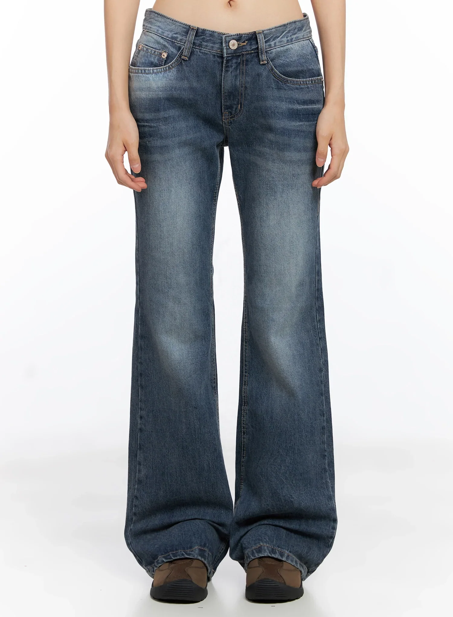 Myra Washed Bootcut Jeans IO516