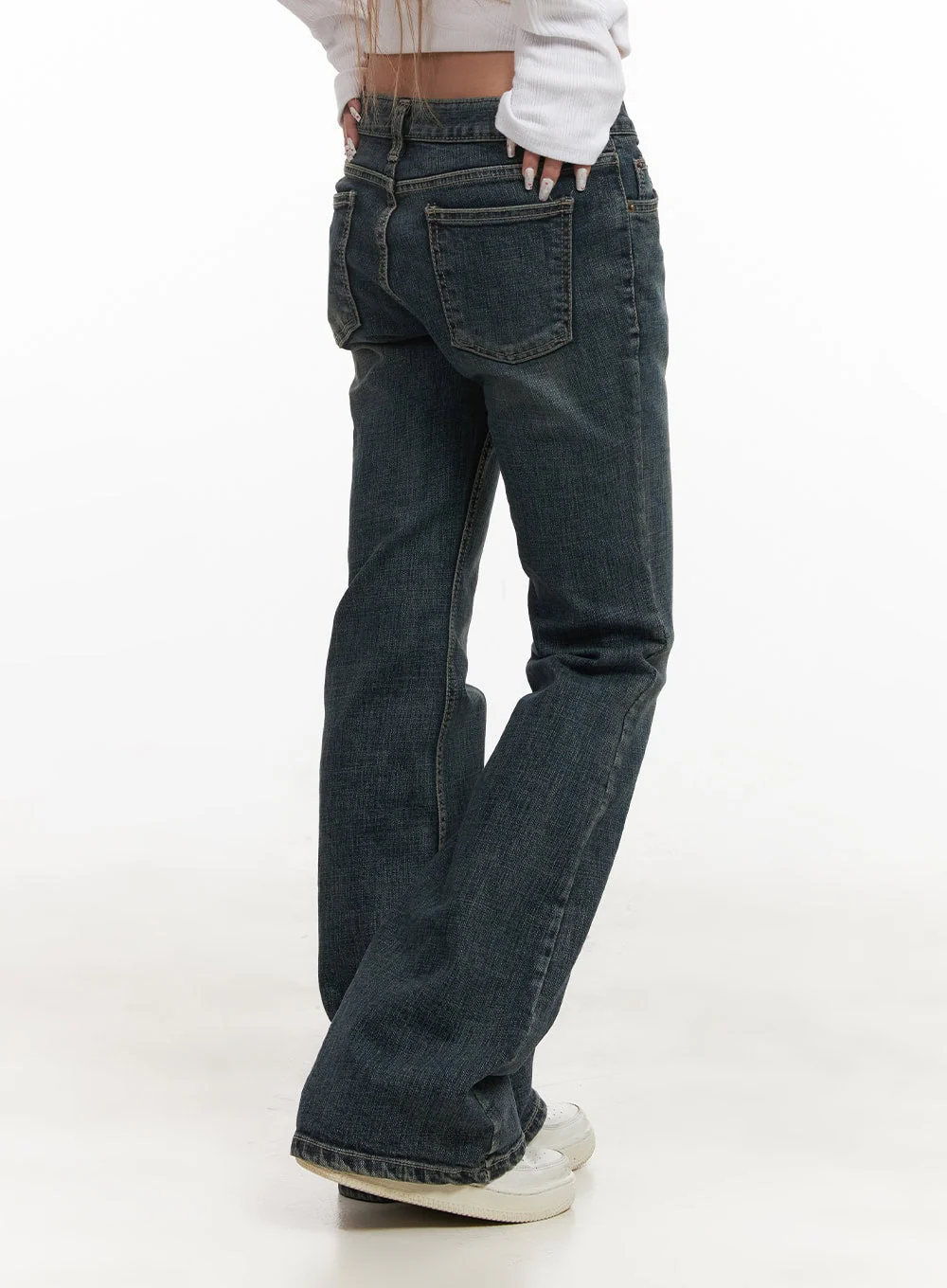 Natalia Low-Rise Flared Jeans CJ508 - Image 6