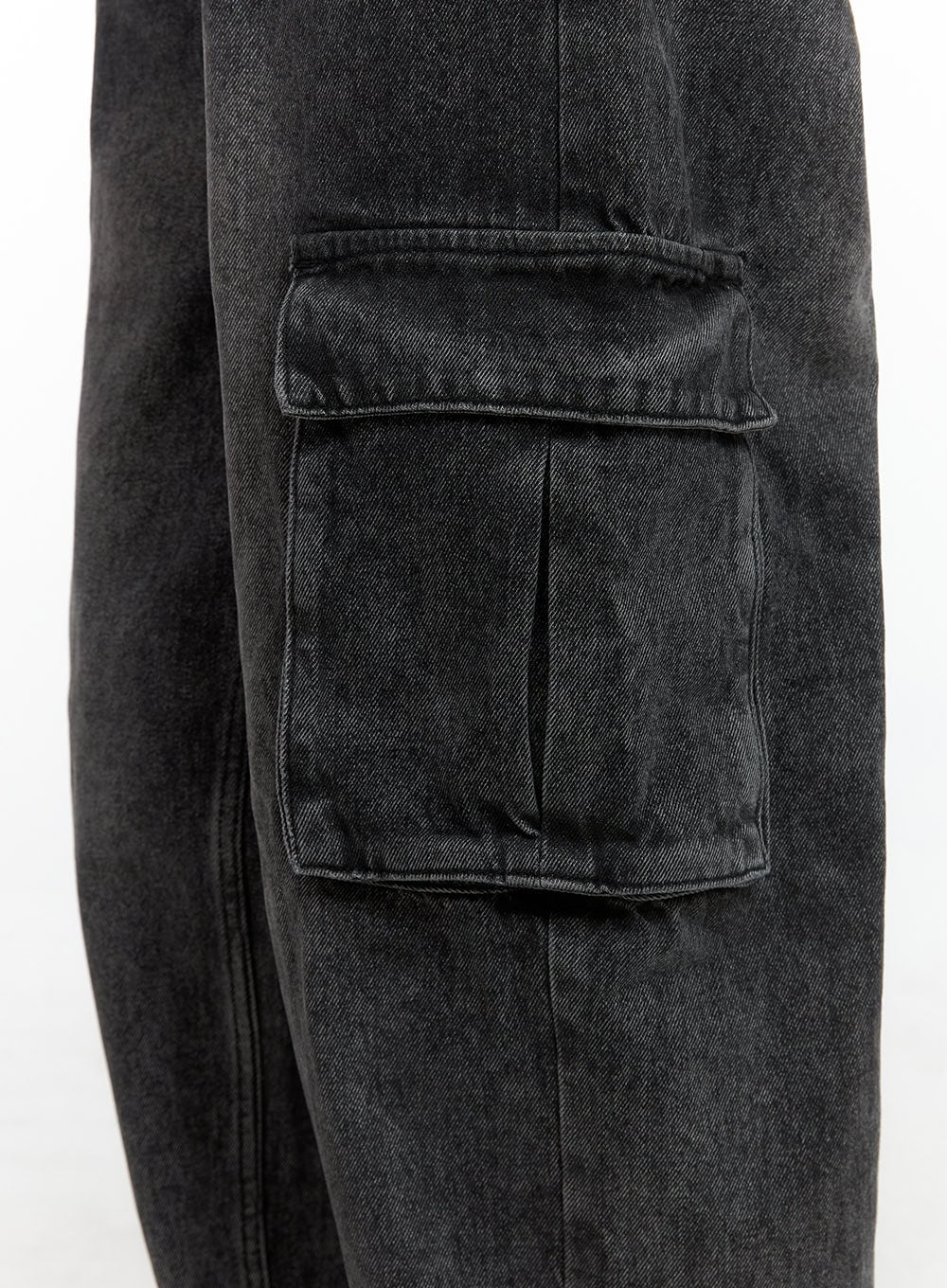 Neve Washed Cargo Denim Jeans IS427 - Image 5
