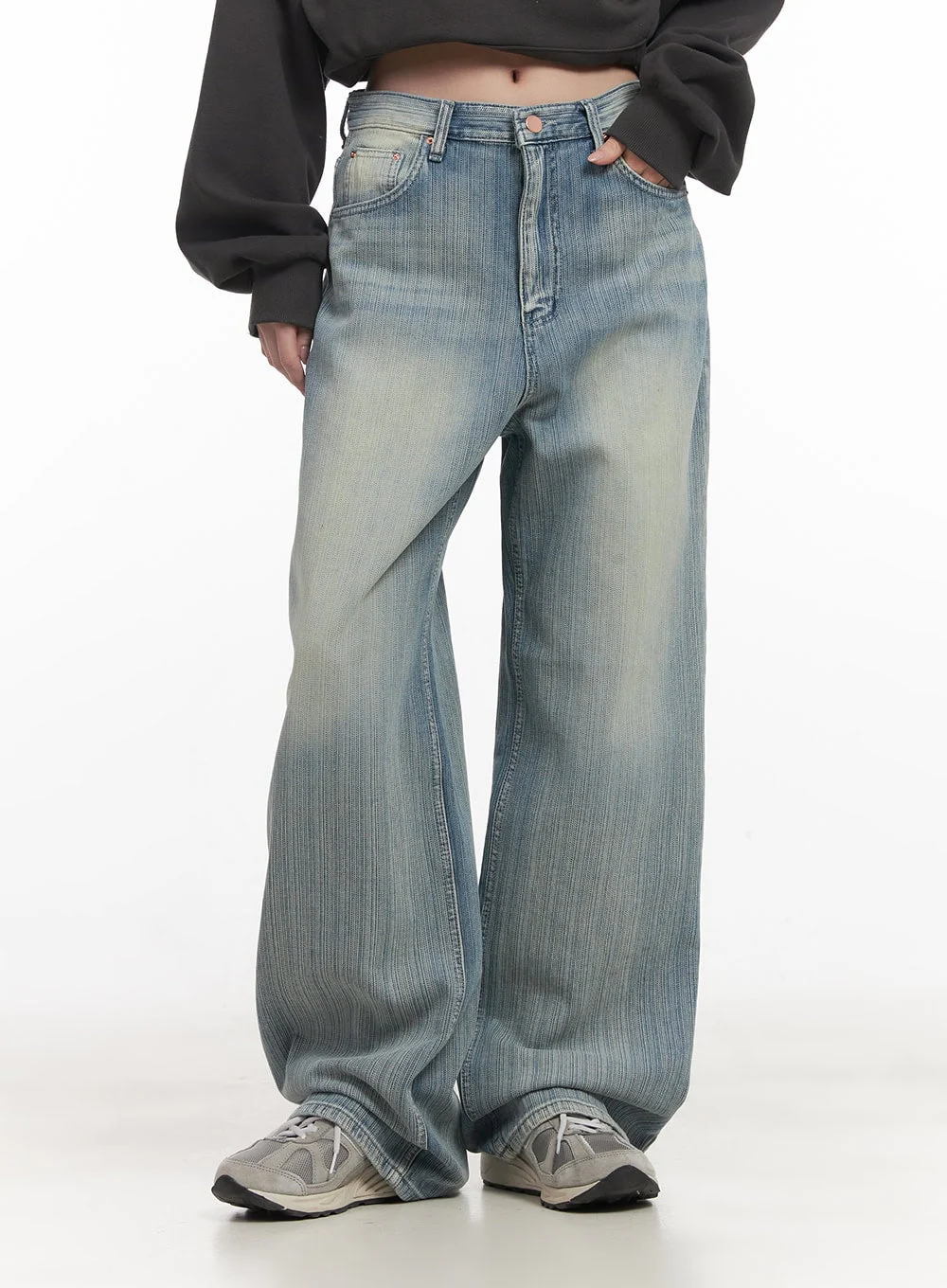 Nicola Washed Wide-Leg Jeans CF514 - Image 7