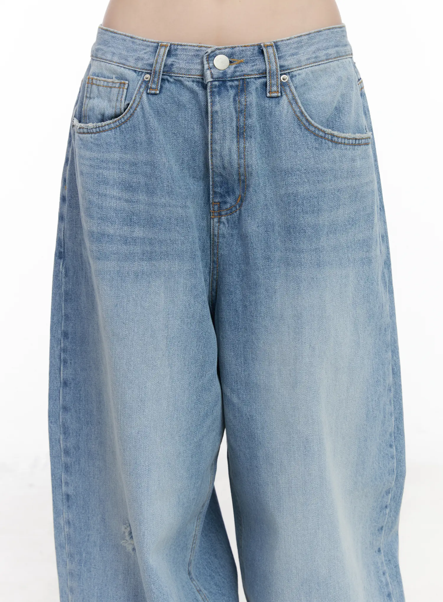 Nini Washed Wide Leg Jeans CM525 - Image 8
