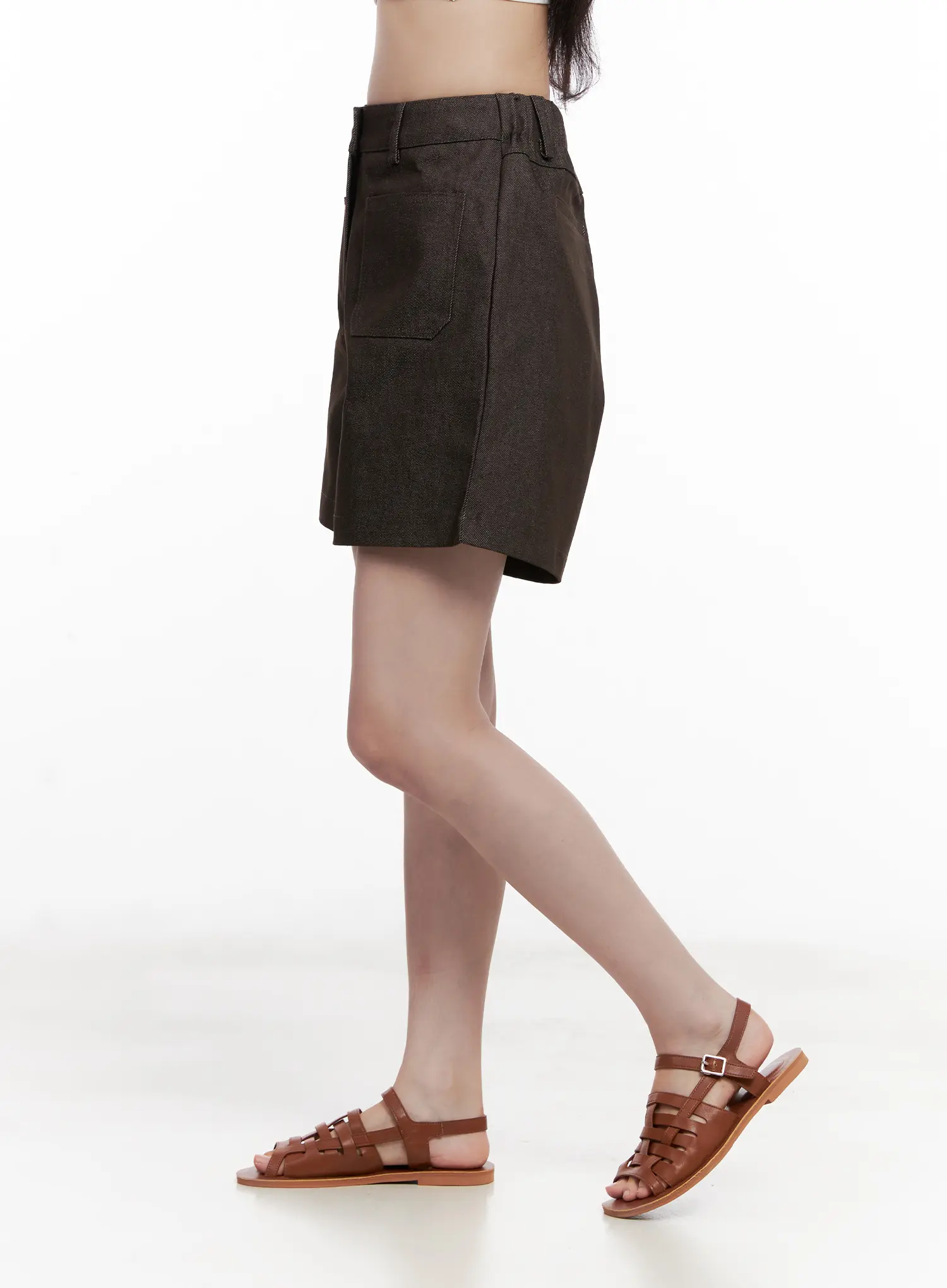 No-Fade Pocket Denim Shorts CL515 - Image 3