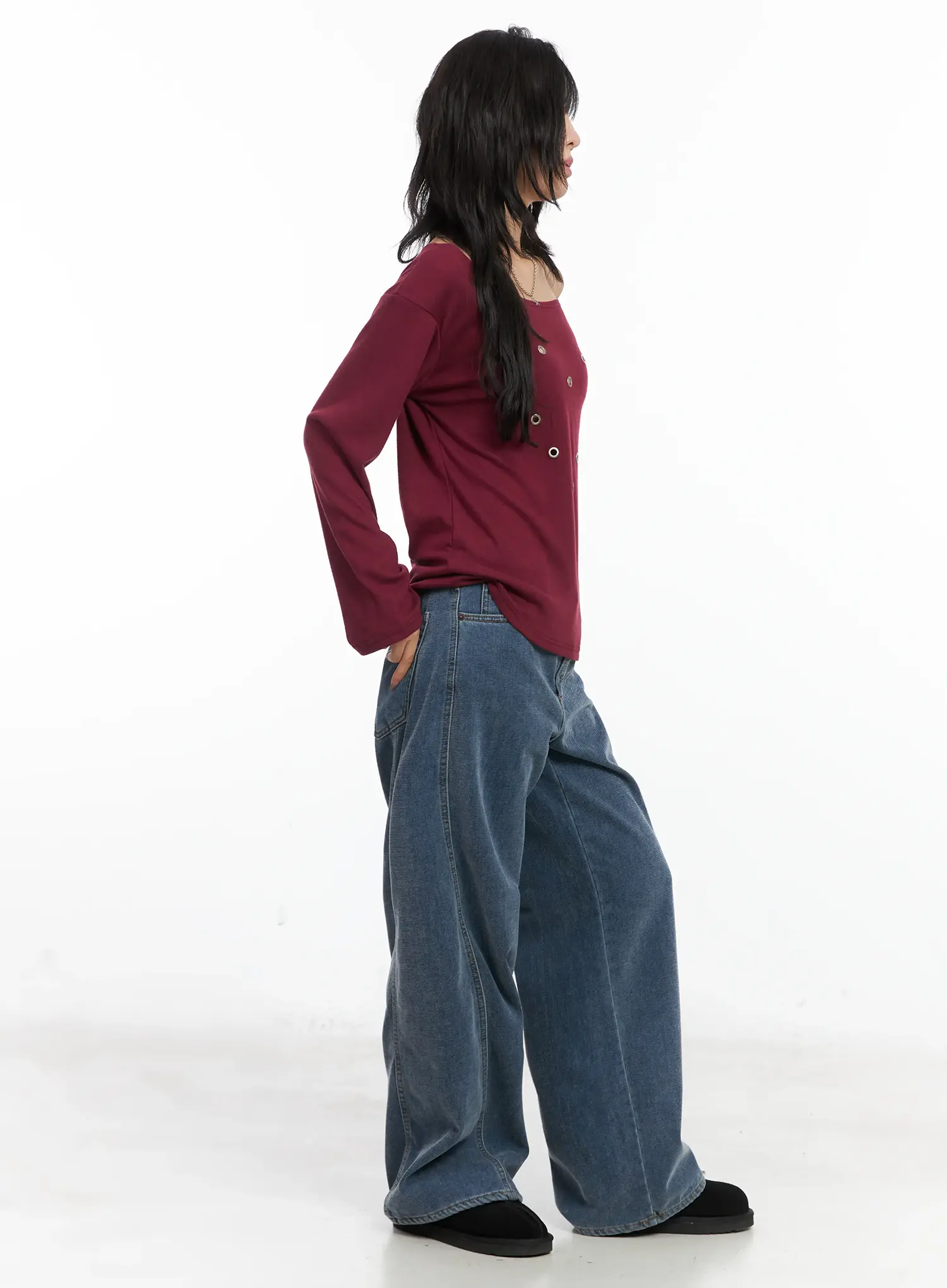 Norah Oversized Jeans CN528 - Image 5